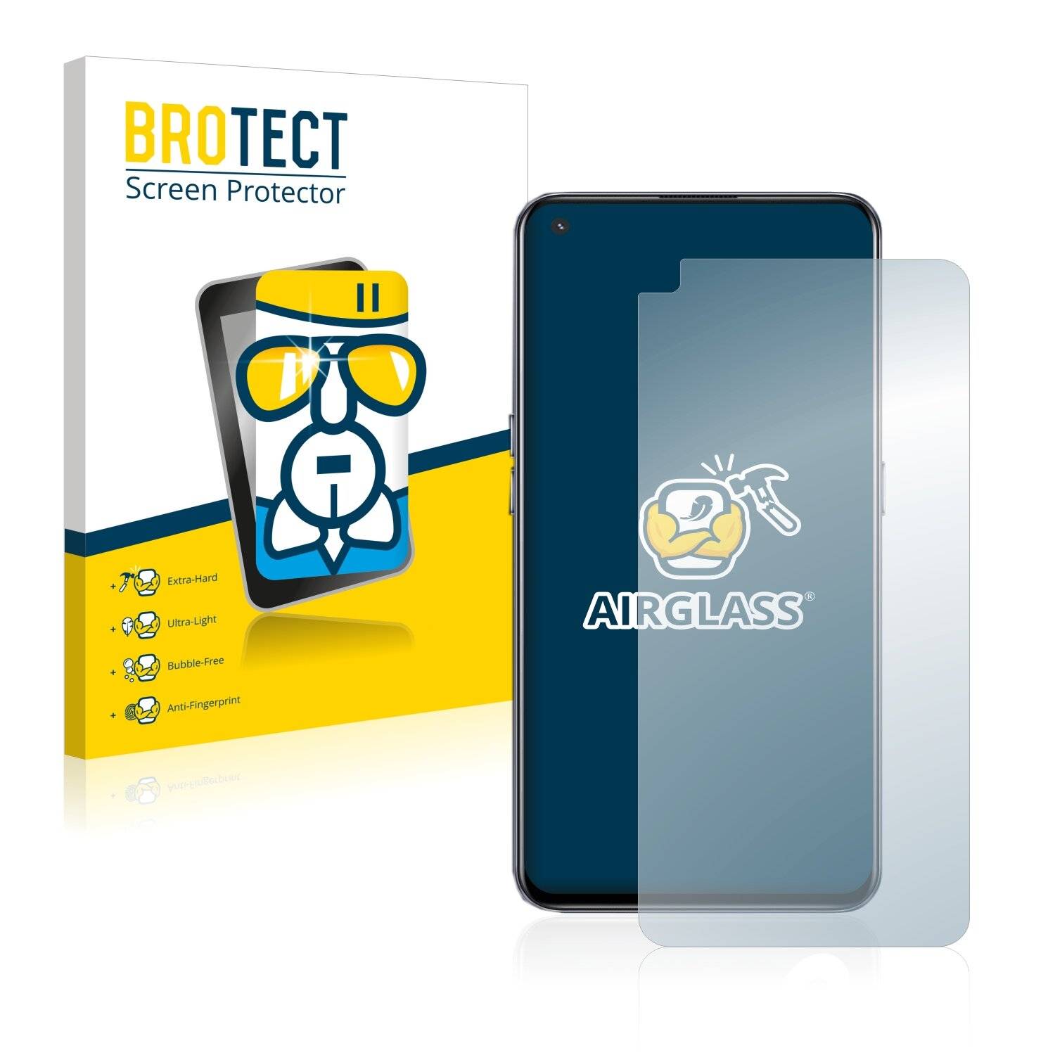 BROTECT AirGlass Schutzglas Folie für Realme GT Neo