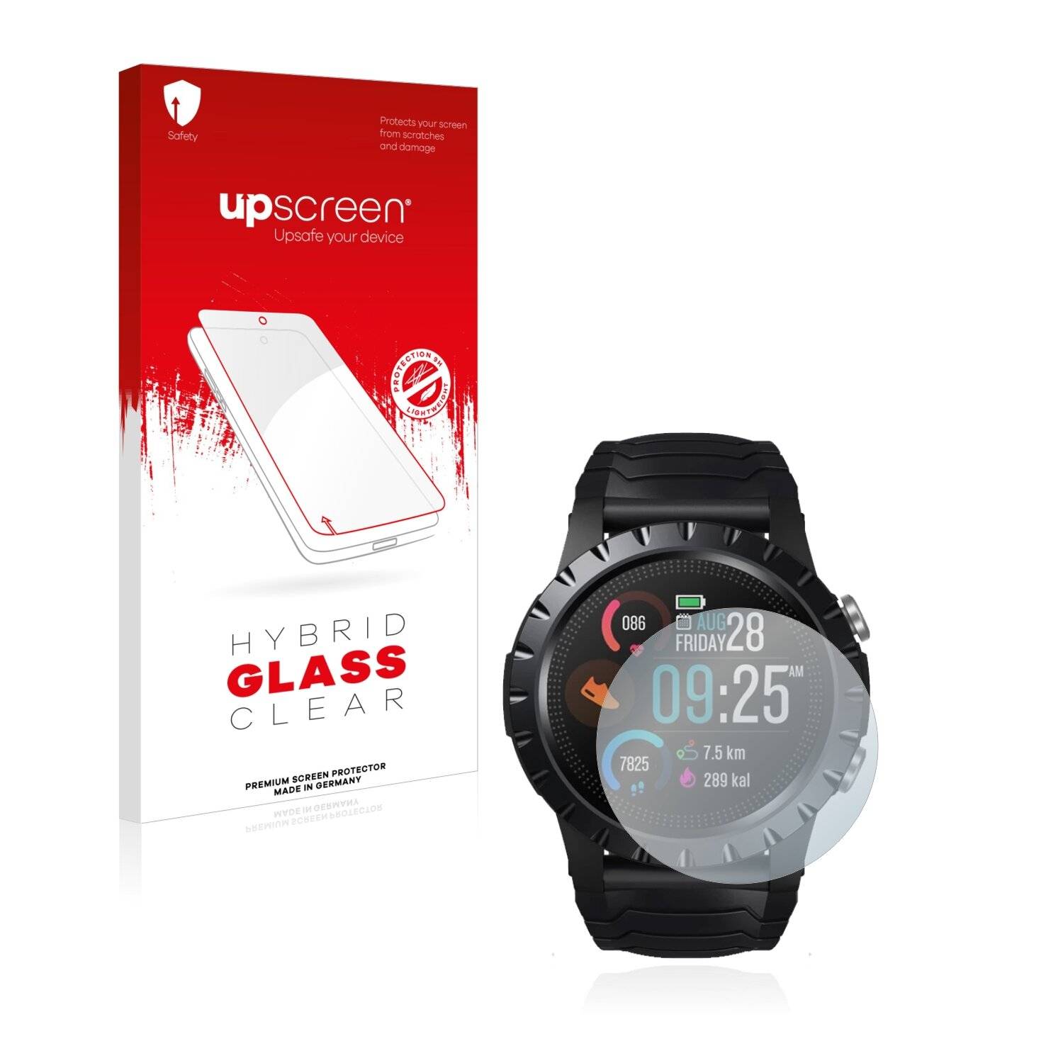 upscreen Hybrid Glass Clear Premium Schutzglas Folie für Zeblaze