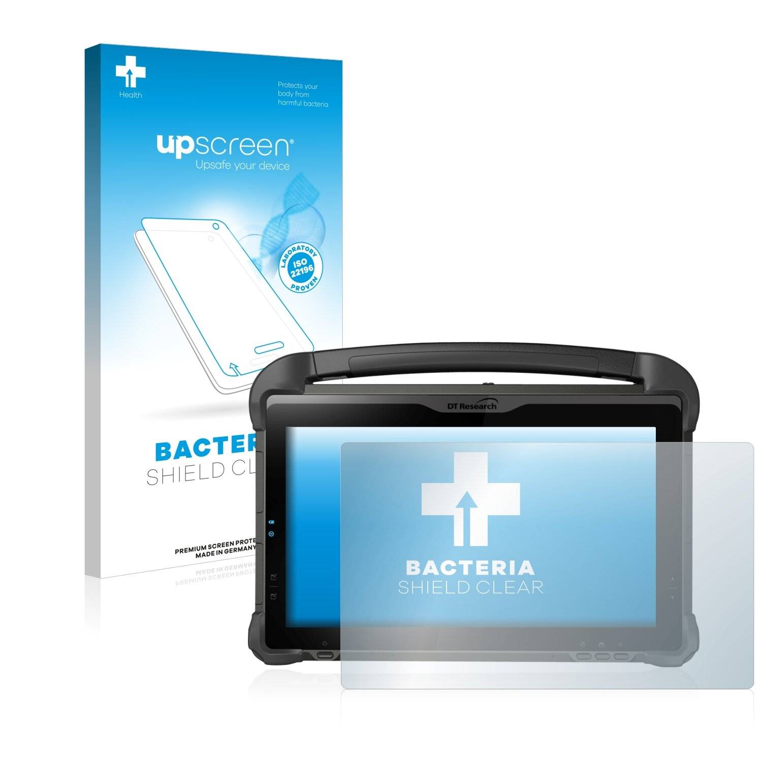 upscreen Bacteria Shield Clear Premium Antibakterielle Displayschutzfolie für DT Research