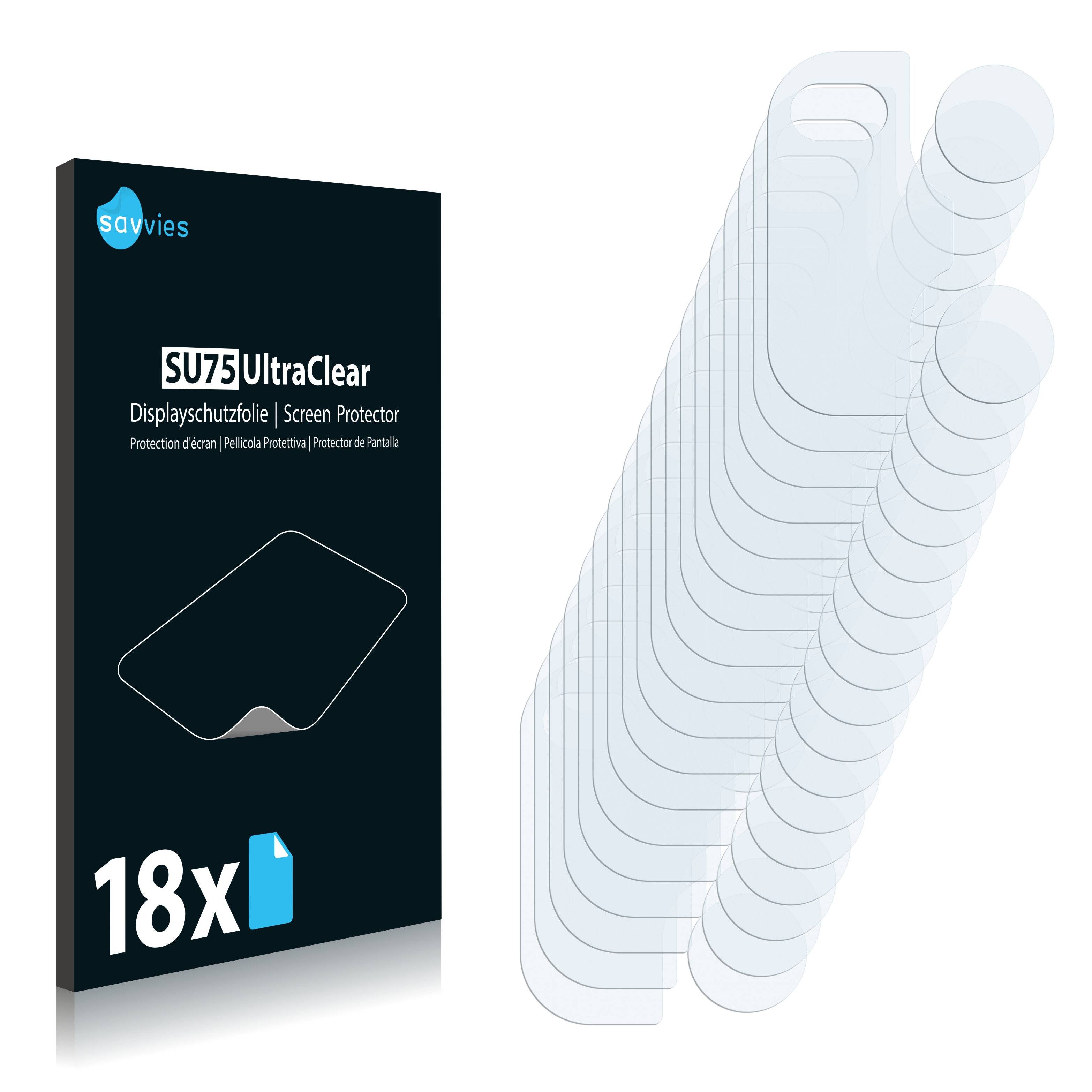 18x Savvies SU75 Displayschutzfolie für Oppo Find X3 Pro (NUR