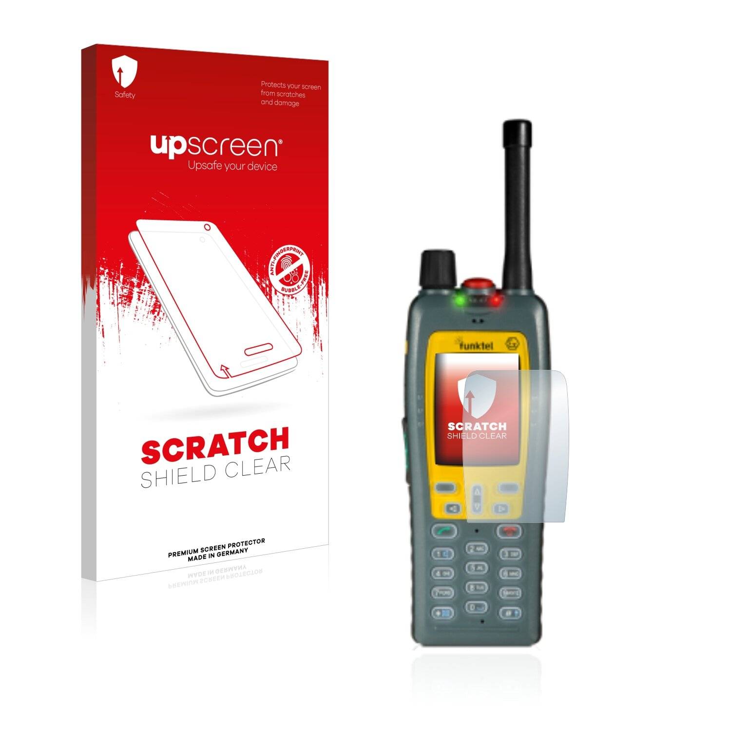 upscreen Scratch Shield Clear Premium Displayschutzfolie für Funktel FT4 S