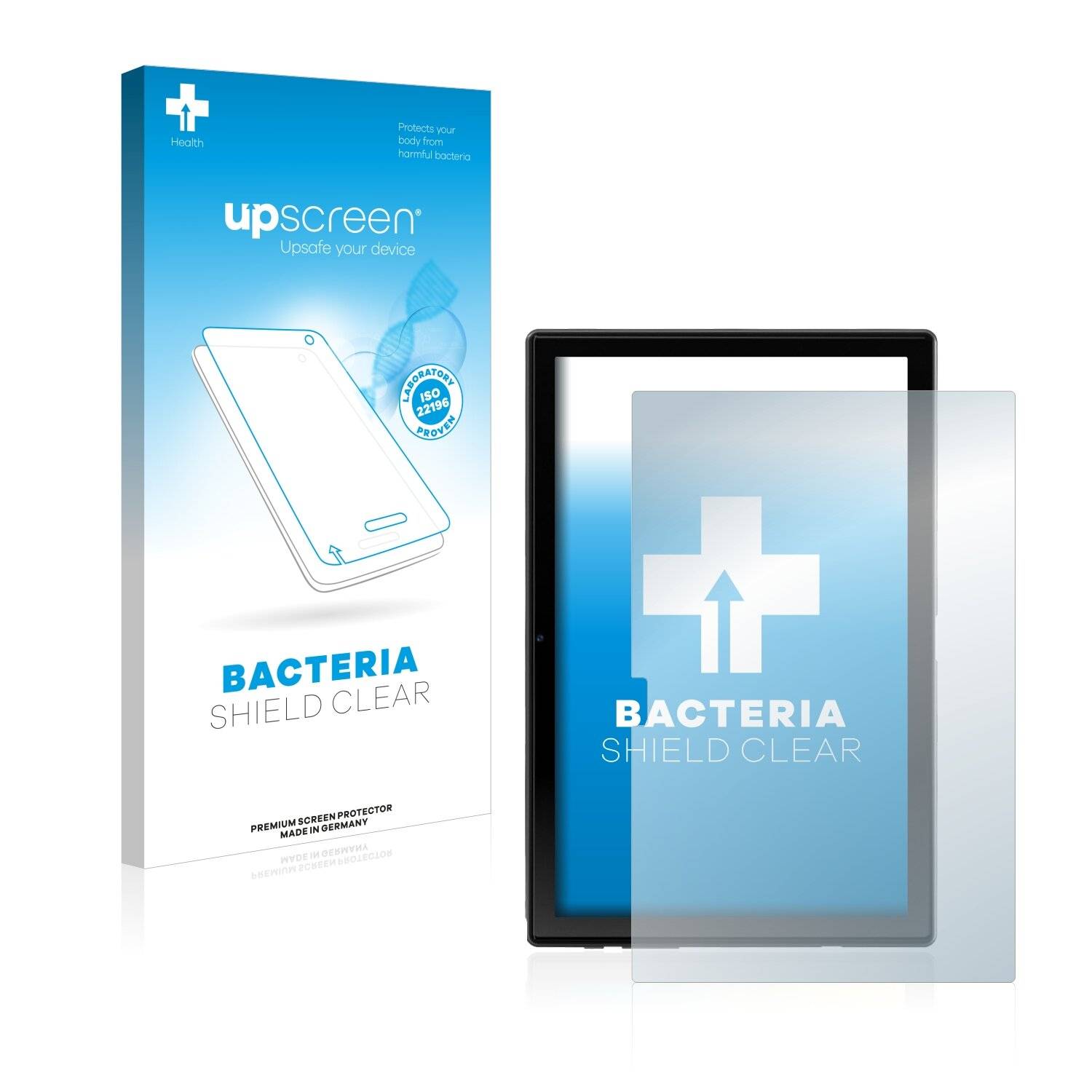 upscreen Bacteria Shield Clear Premium Antibakterielle Displayschutzfolie für Blackview Tab