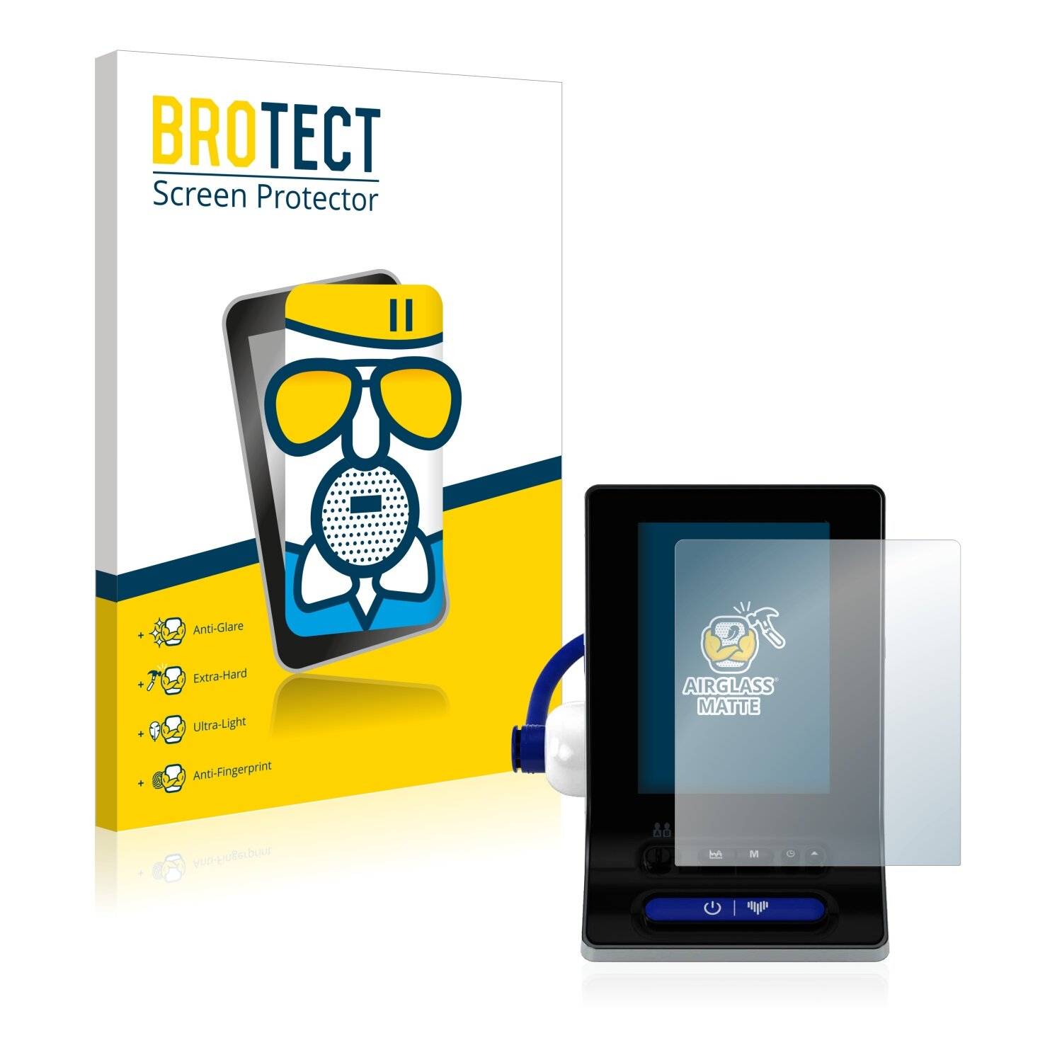 BROTECT AirGlass Matte Schutzglas Folie für Braun ExactFit