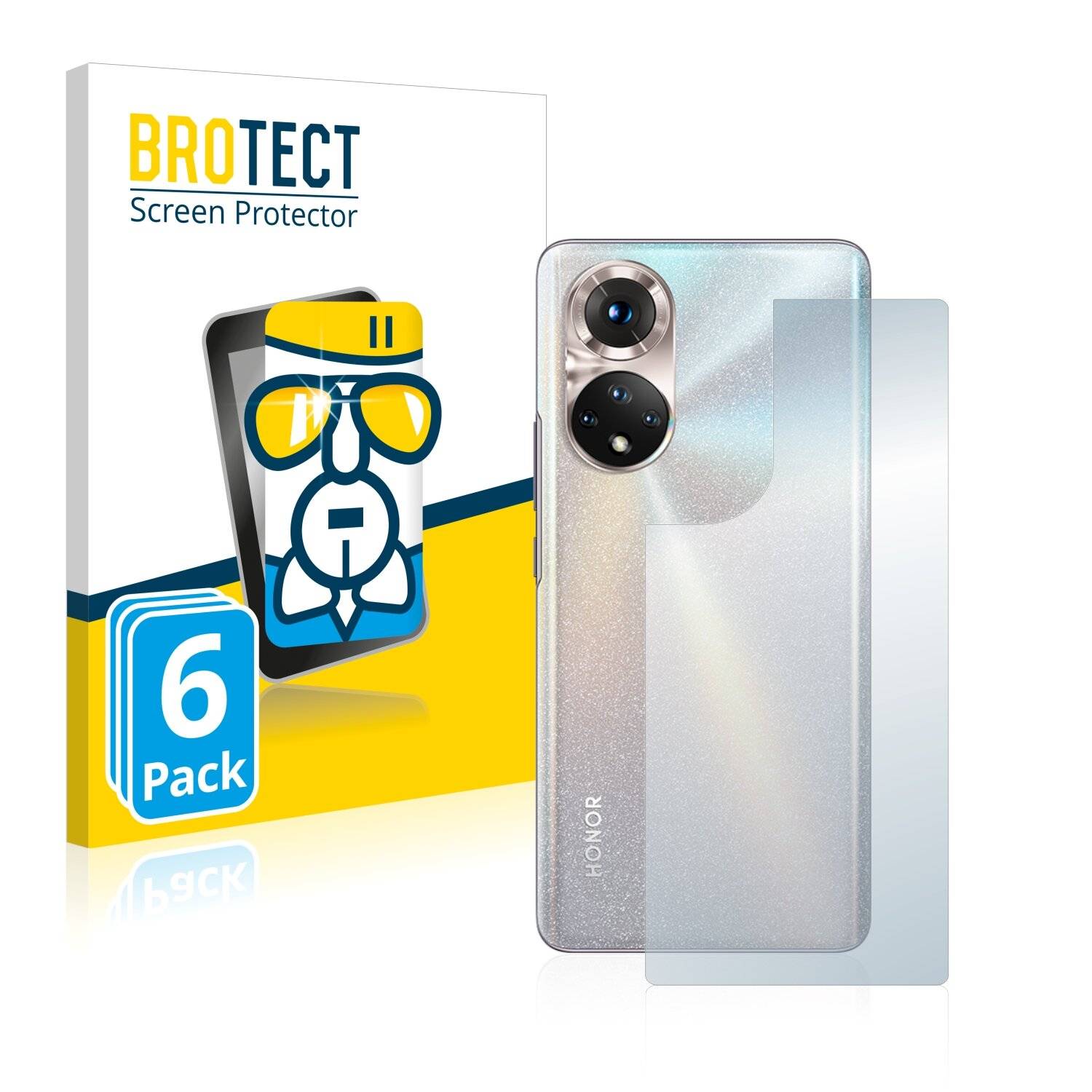 6x BROTECT AirGlass Schutzglas Folie für Honor 50
