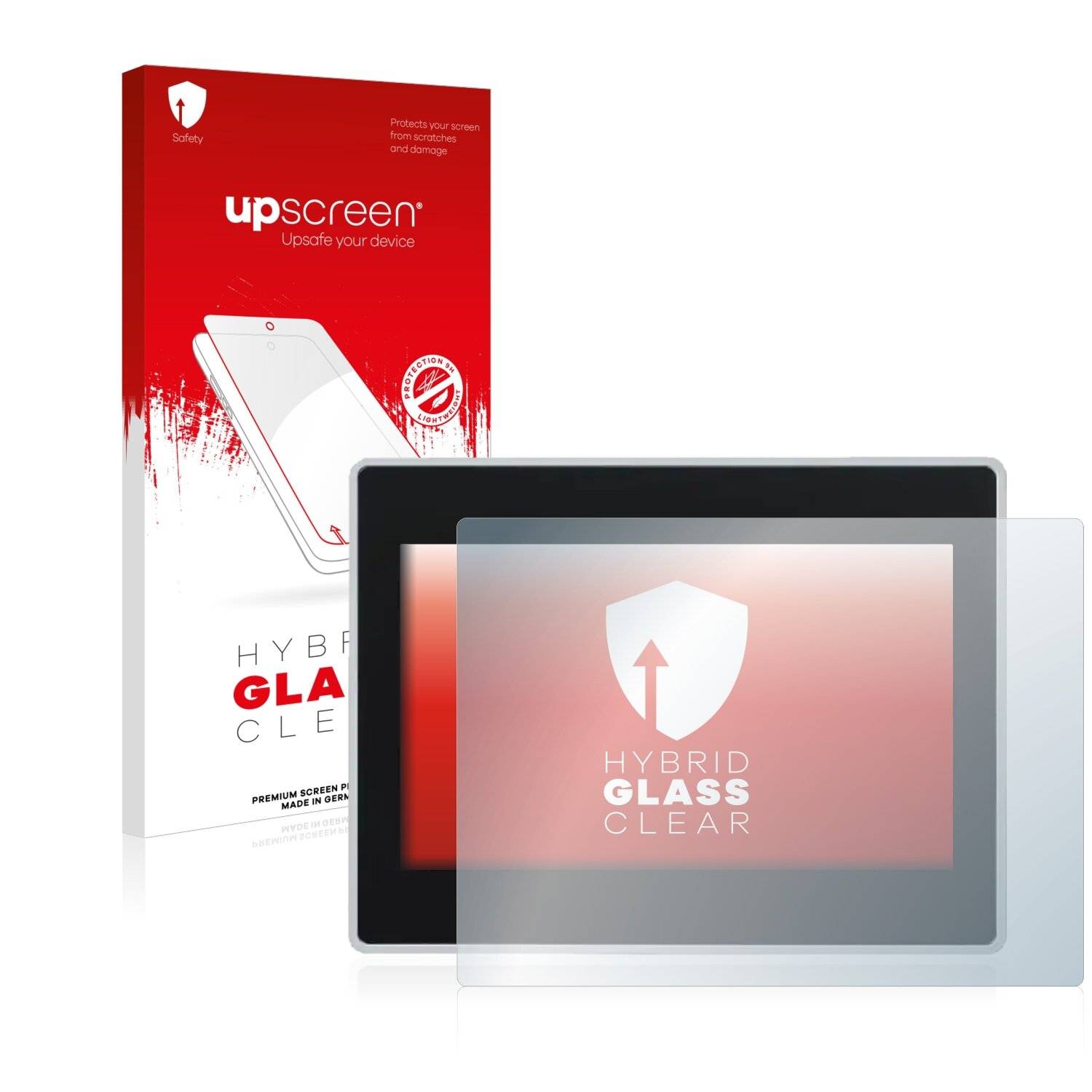 upscreen Hybrid Glass Clear Premium Schutzglas Folie für Panasonic