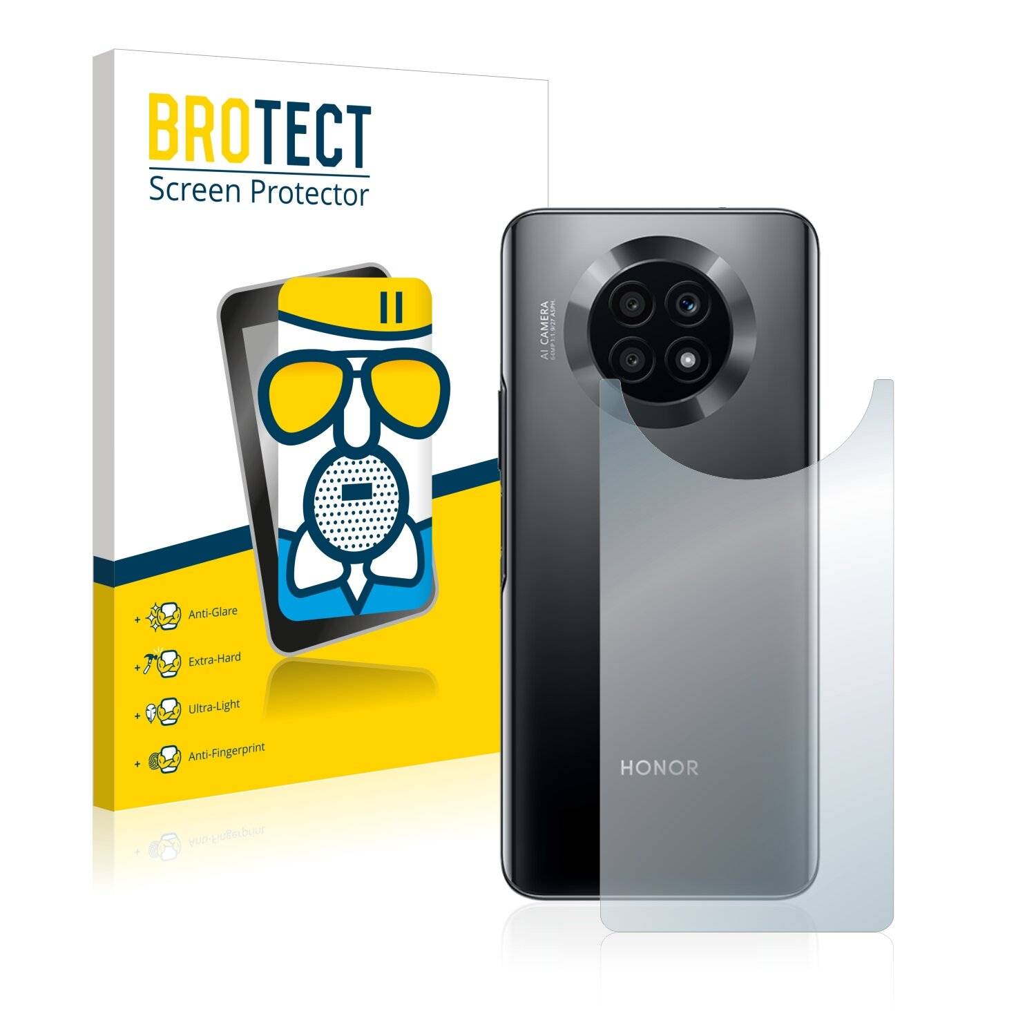 BROTECT AirGlass Matte Schutzglas Folie für Honor X20 5G