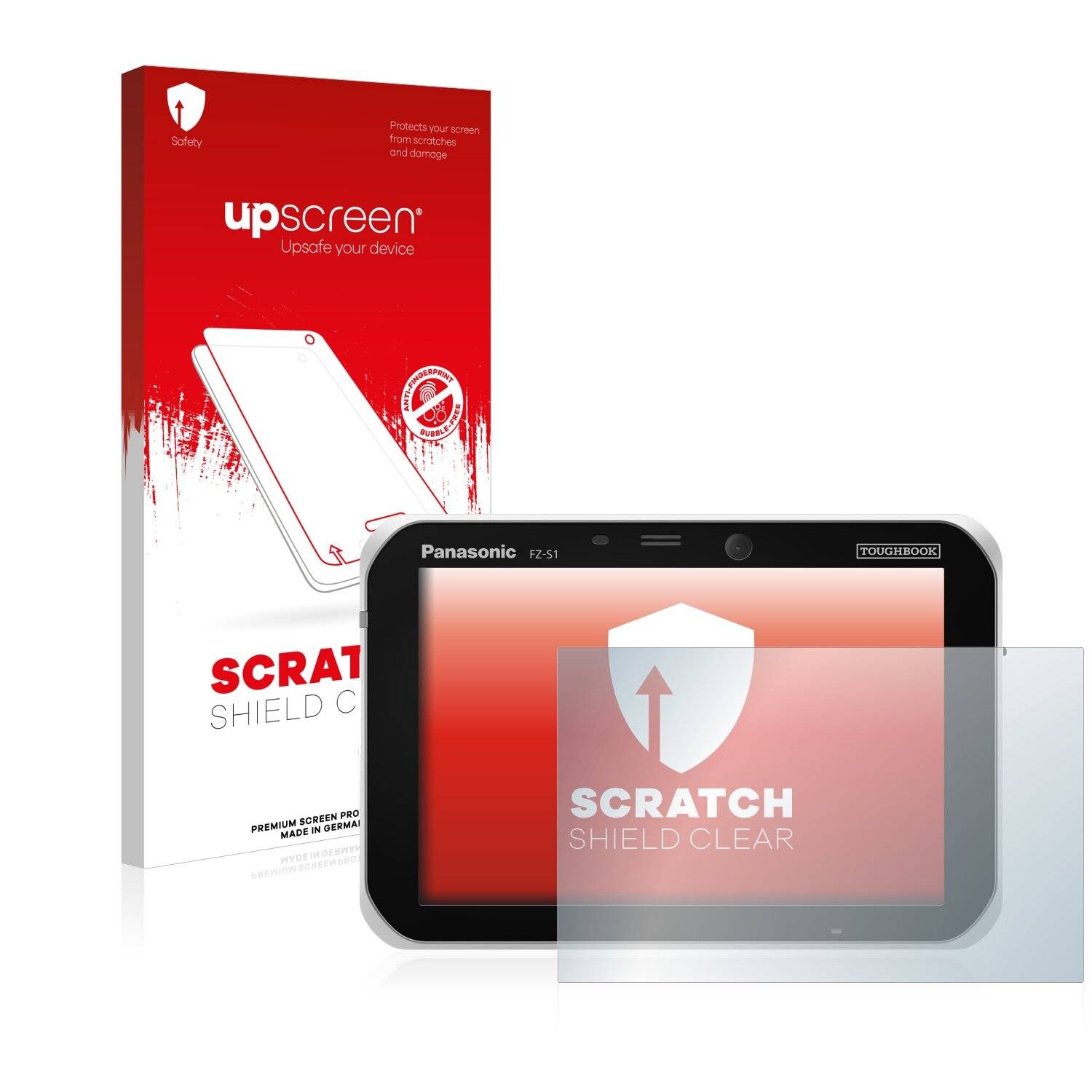upscreen Scratch Shield Clear Premium Displayschutzfolie für Panasonic Toughbook