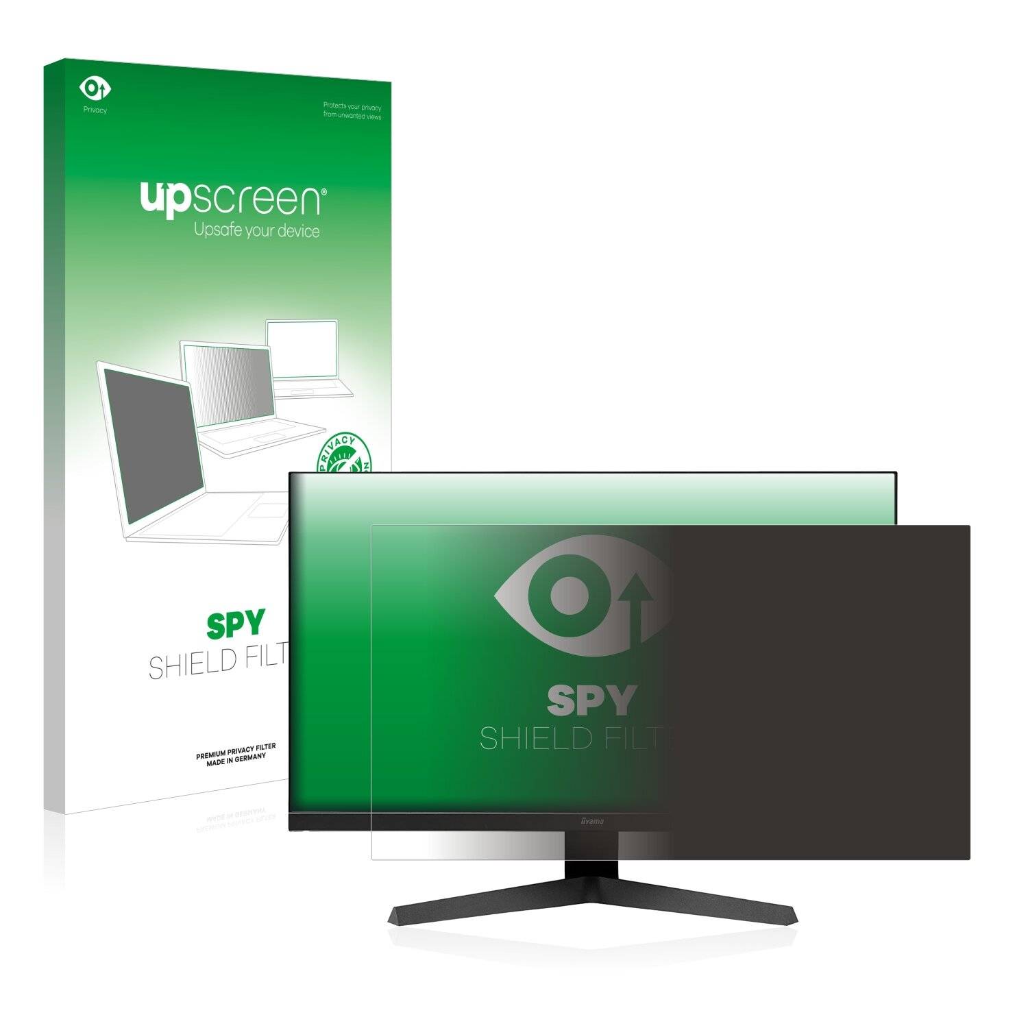 upscreen Spy Shield Filter Premium Blickschutzfilter für Iiyama G-Master