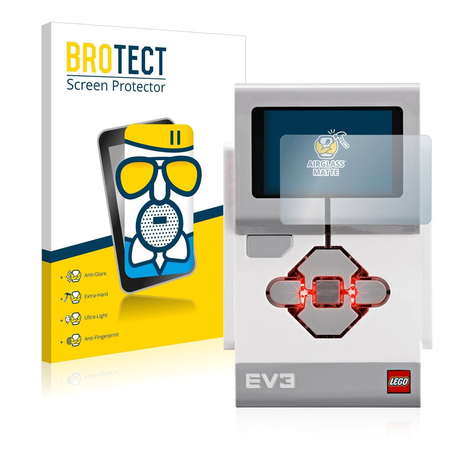 BROTECT AirGlass Matte Schutzglas Folie für Lego Mindstorms EV3 Intelligenter