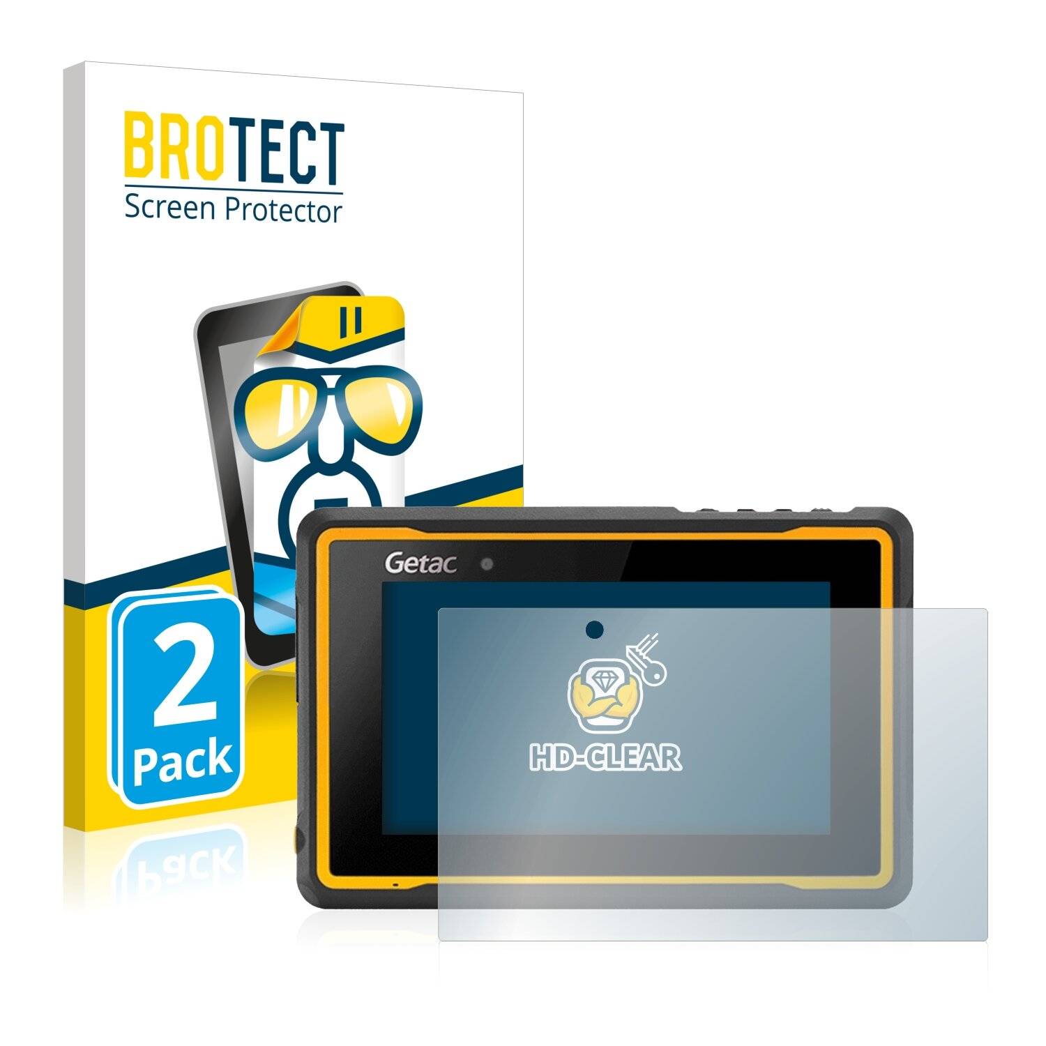 2x BROTECT HD-Clear Displayschutzfolie für Gatec