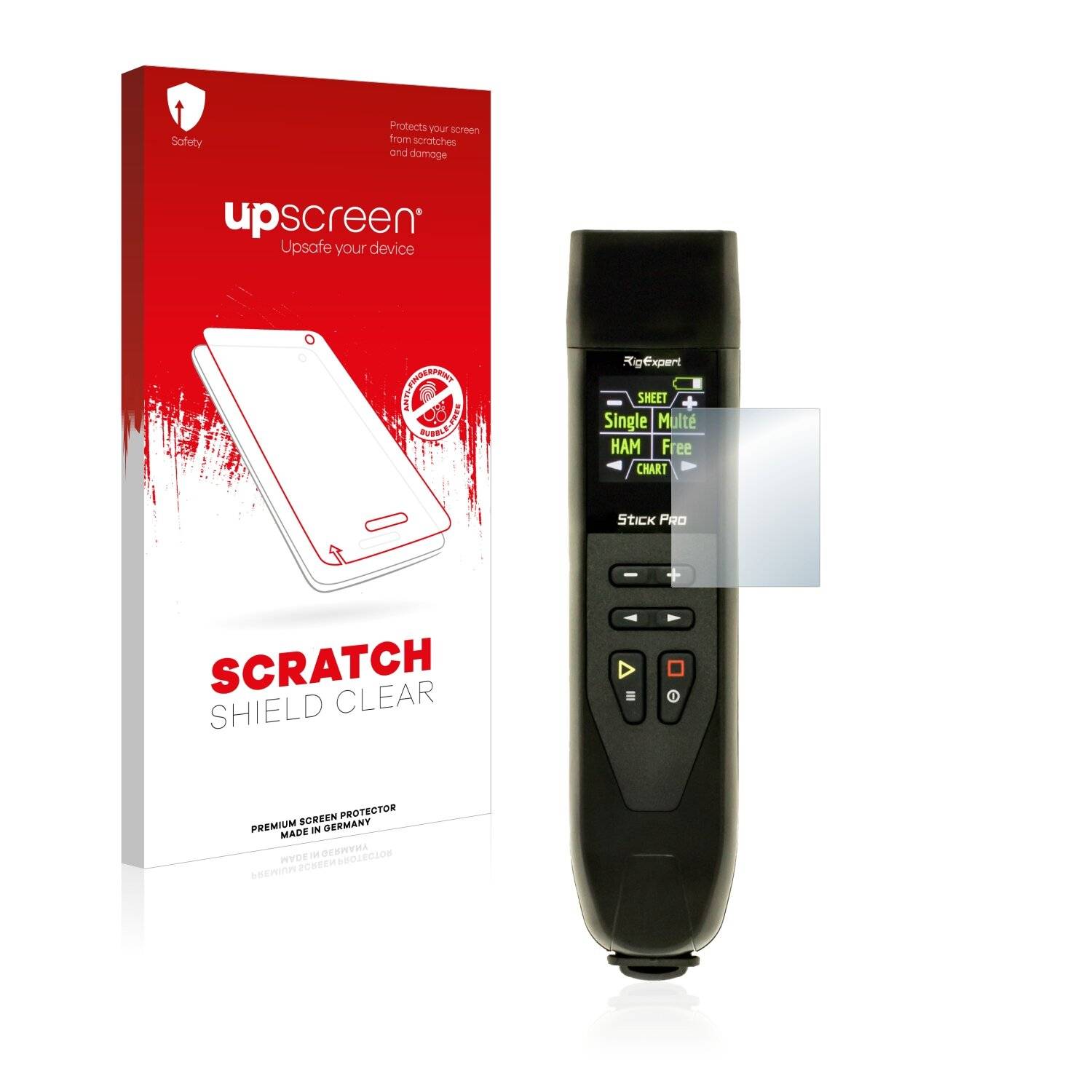 upscreen Scratch Shield Clear Premium Displayschutzfolie für RigExpert Stick