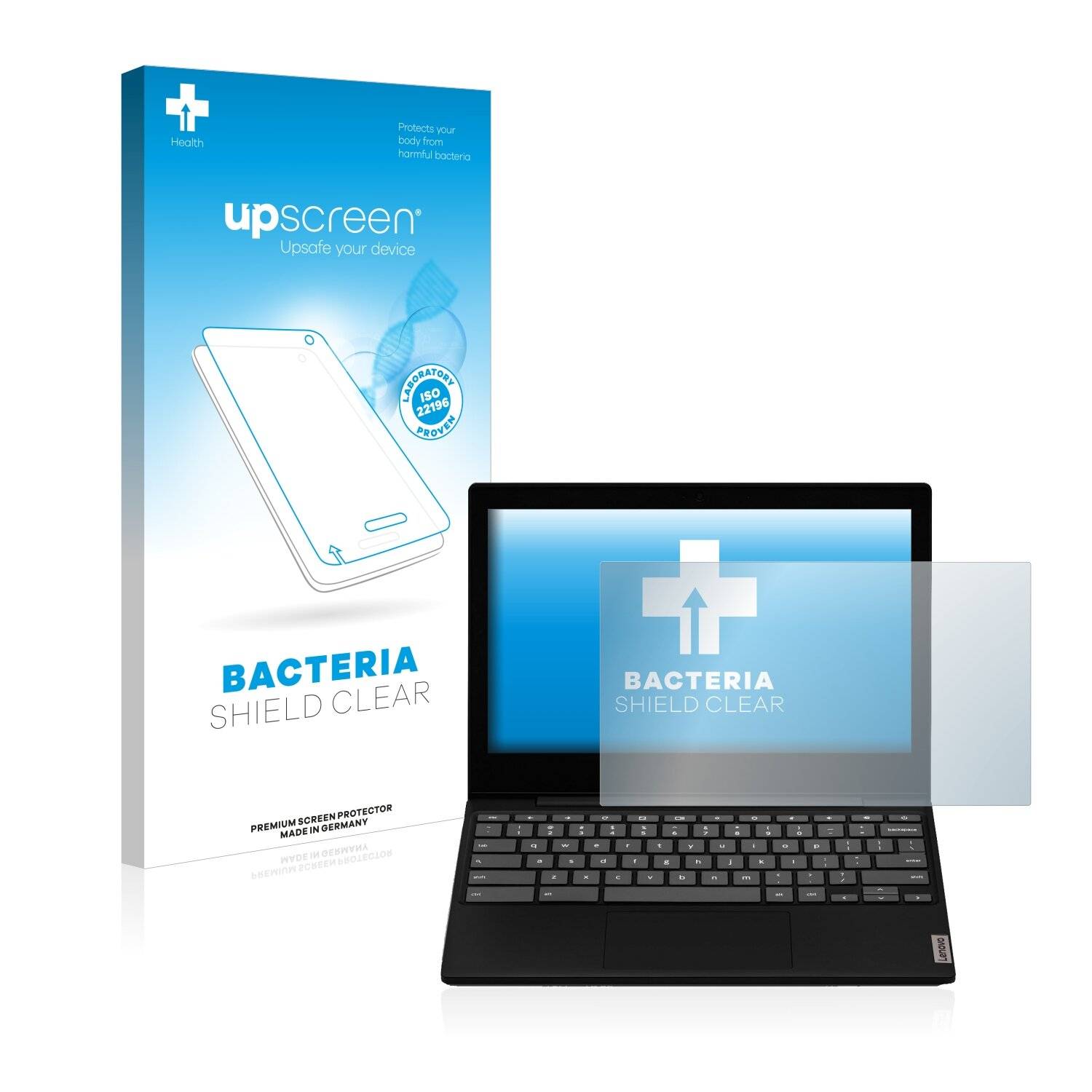 upscreen Bacteria Shield Clear Premium Antibakterielle Displayschutzfolie für HP ZBook 15v