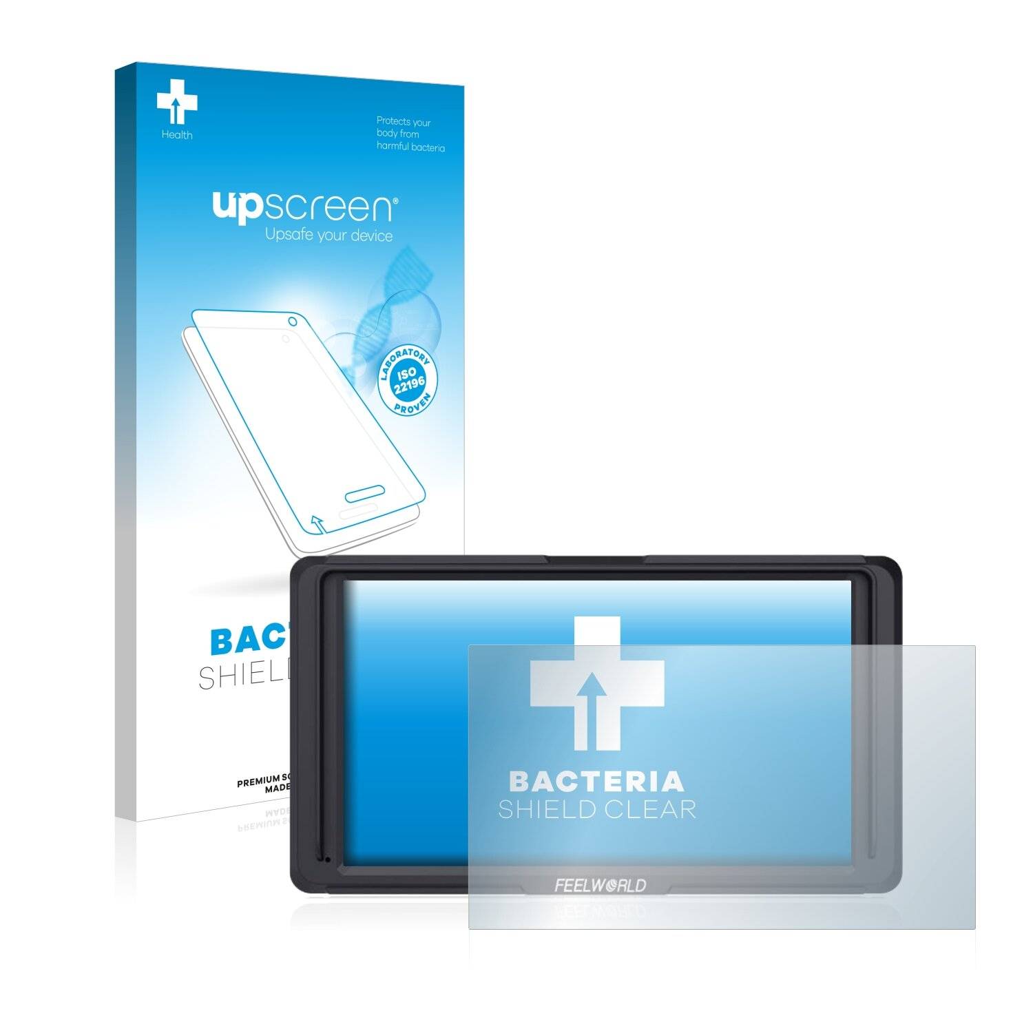 upscreen Bacteria Shield Clear Premium Antibakterielle Displayschutzfolie für Feelworld F5