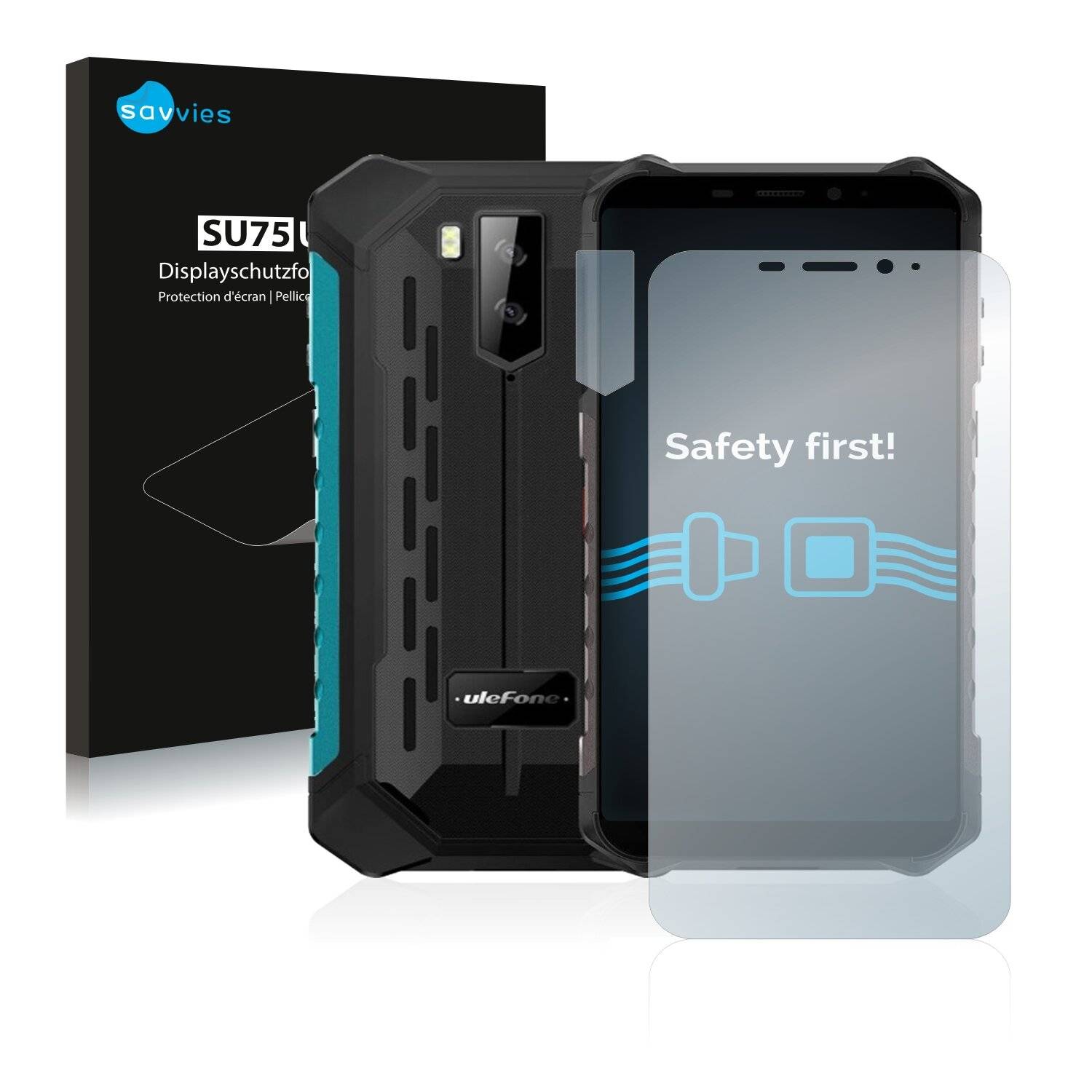 18x Savvies SU75 Displayschutzfolie für Ulefone Armor X9 Pro (Vorderseite +