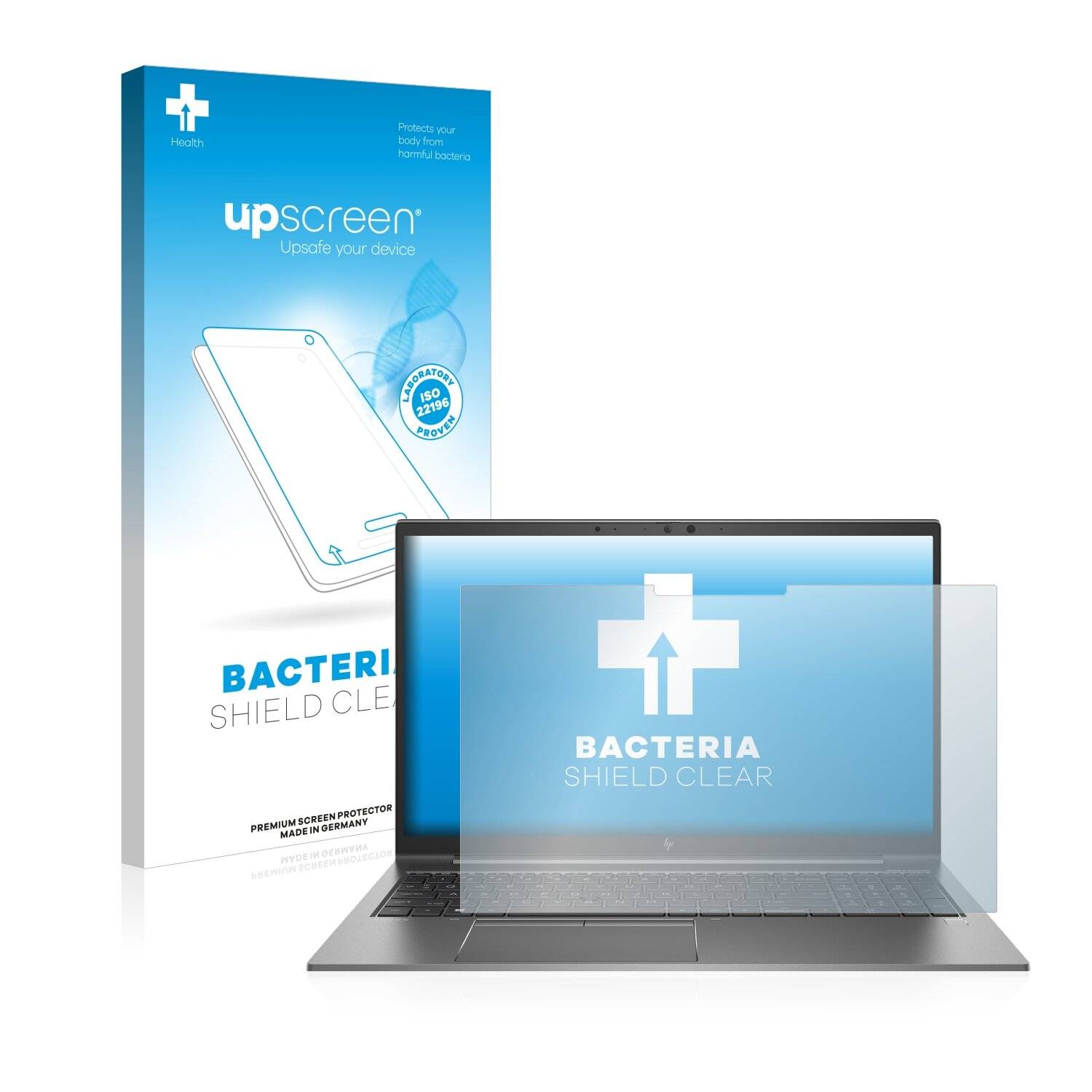 upscreen Bacteria Shield Clear Premium Antibakterielle Displayschutzfolie für HP ZBook