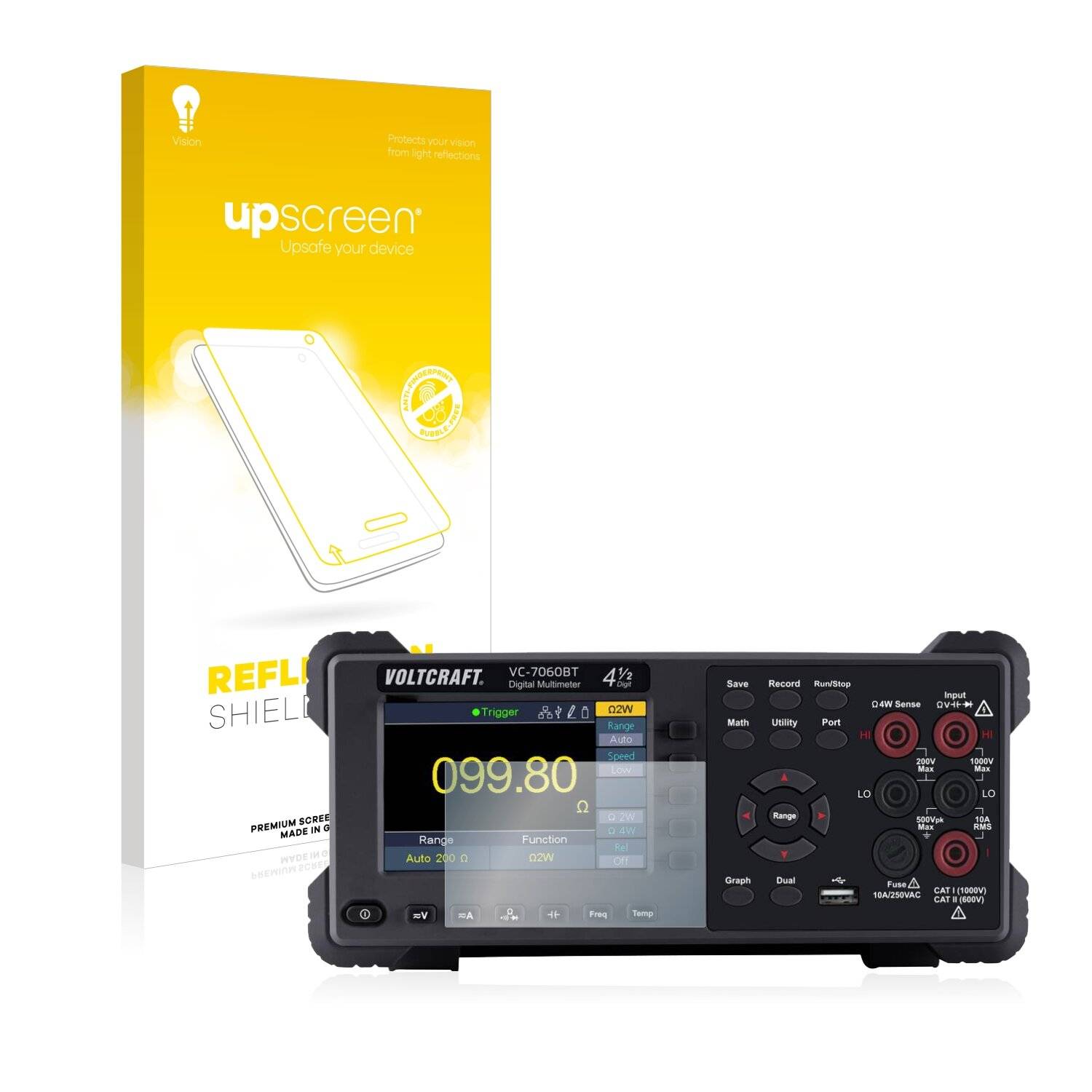 upscreen Reflection Shield Matte Premium Displayschutzfolie für Voltcraft