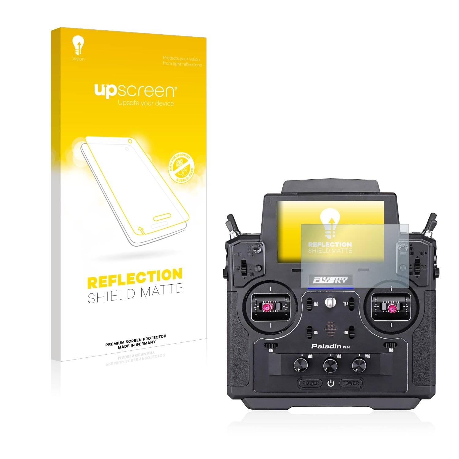 upscreen Reflection Shield Matte Premium Displayschutzfolie für FlySky
