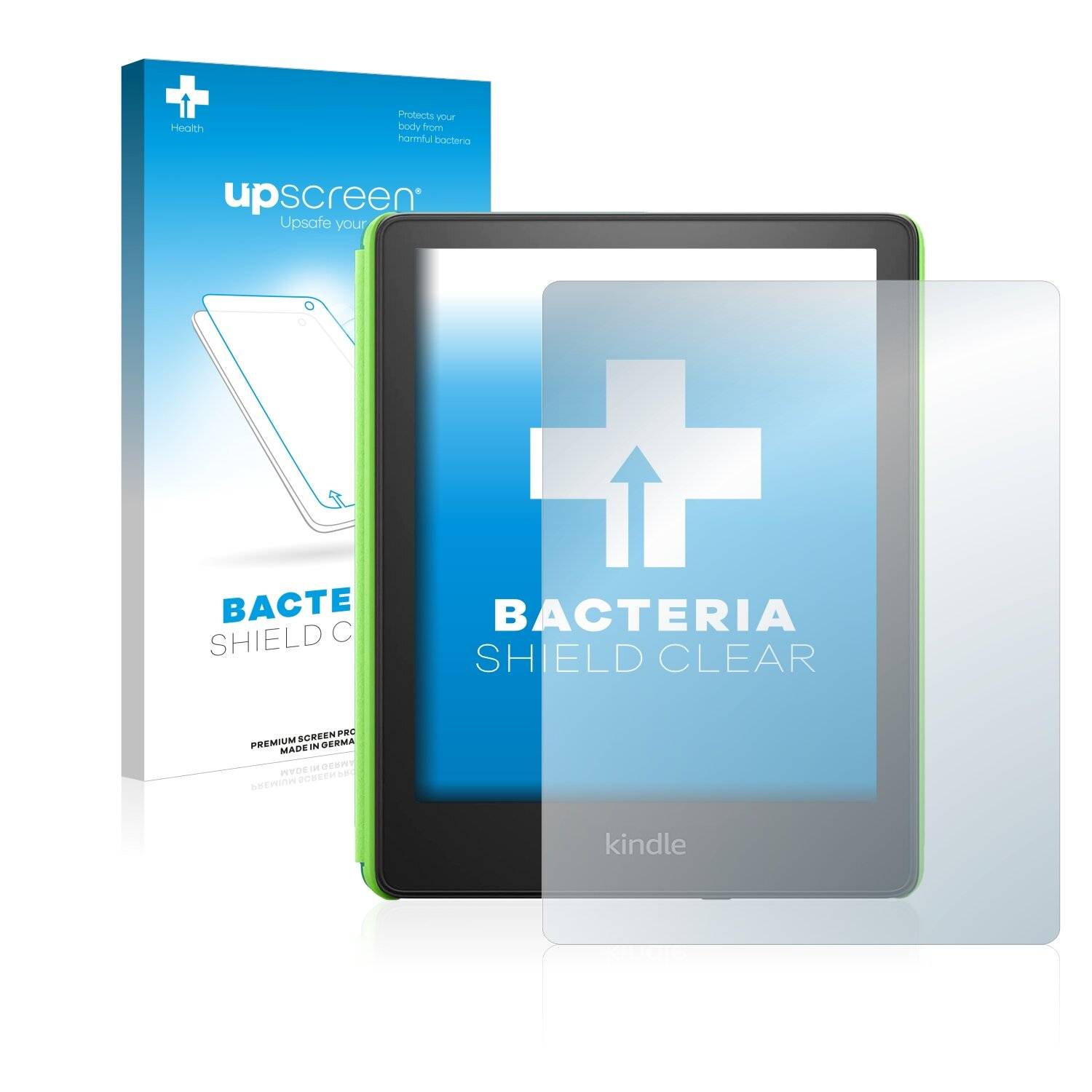 upscreen Bacteria Shield Clear Premium Antibakterielle Displayschutzfolie für Amazon Kindle