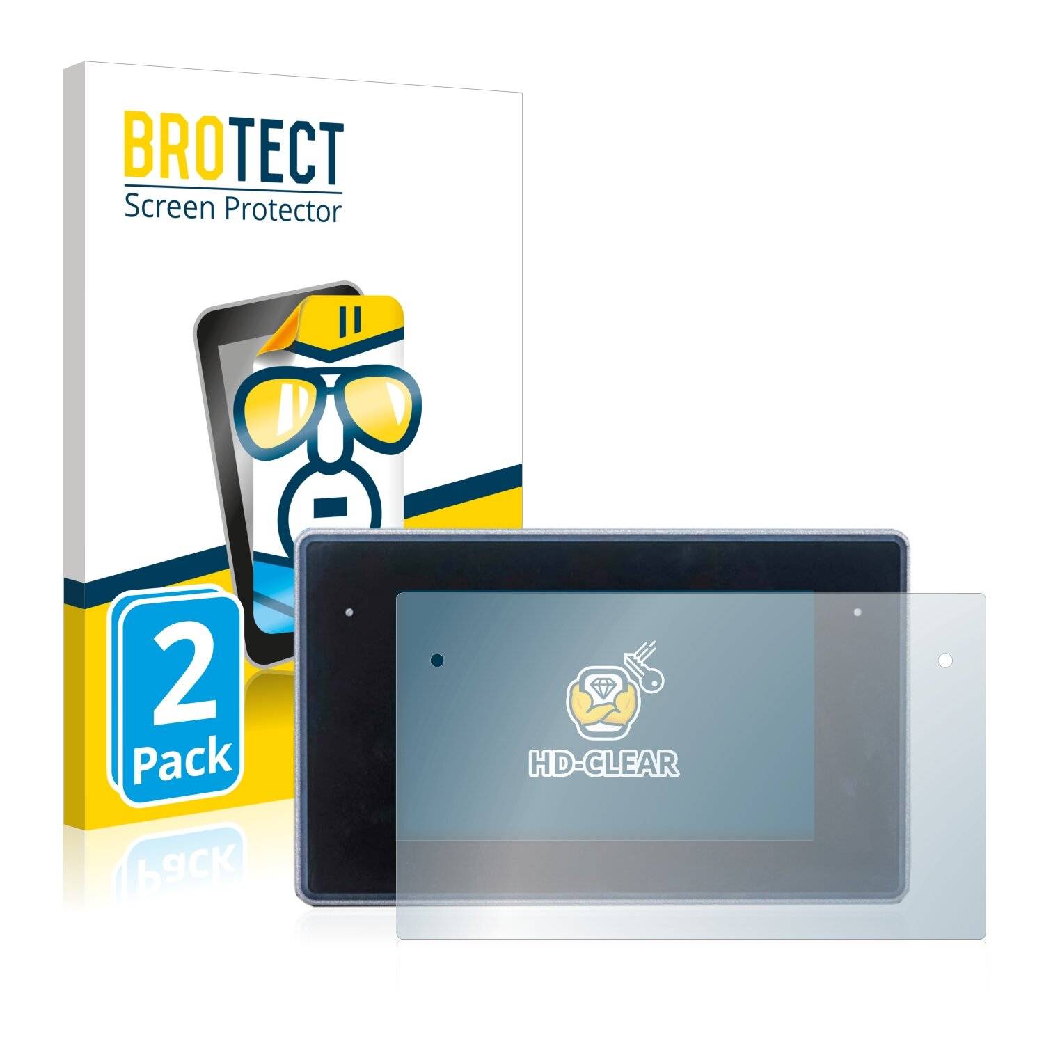 2x BROTECT HD-Clear Displayschutzfolie für Topcon Opus