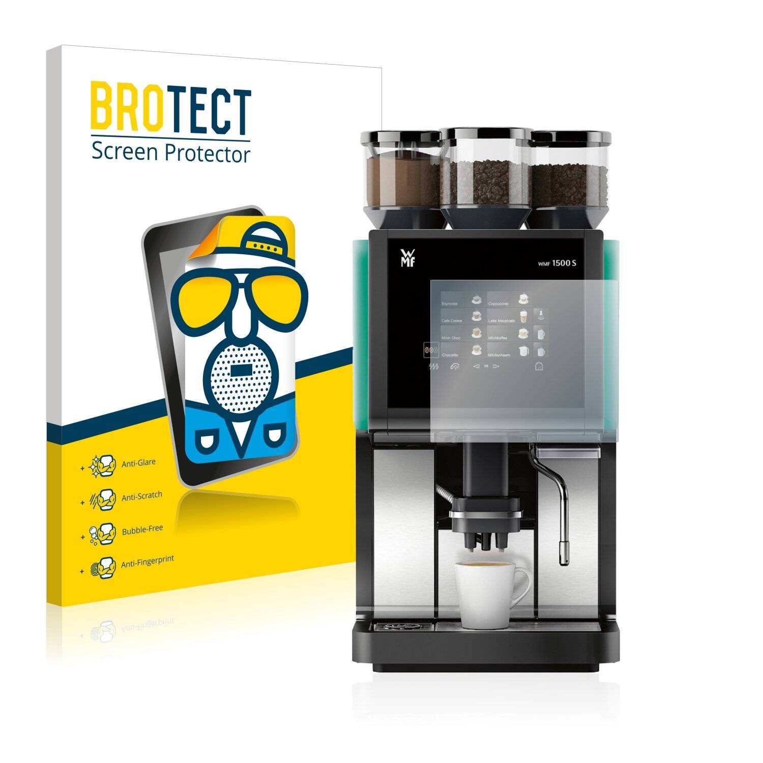 BROTECT Matte Displayschutzfolie für WMF 1500 S Plus - Entspiegelt,