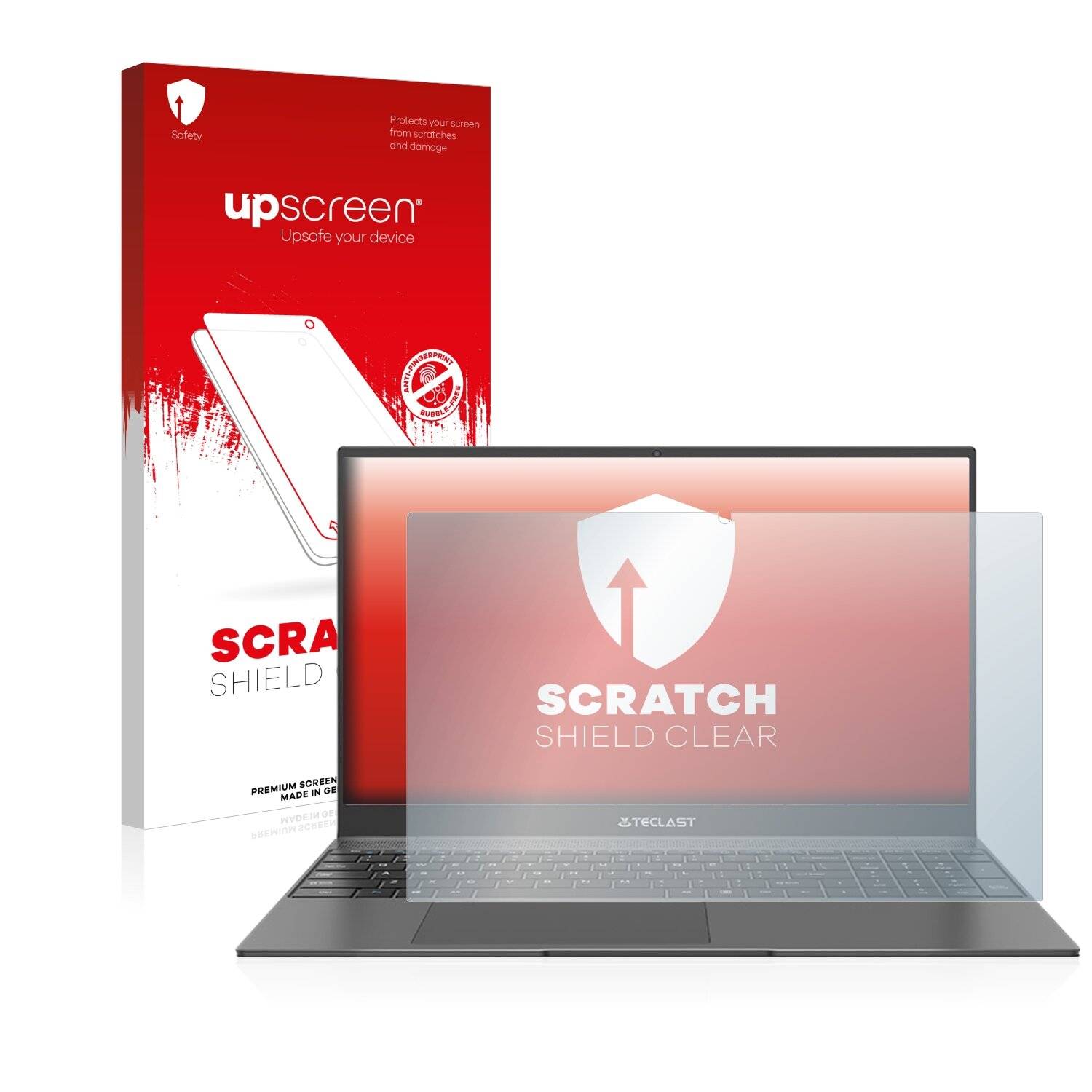 upscreen Scratch Shield Clear Premium Displayschutzfolie für Teclast F15
