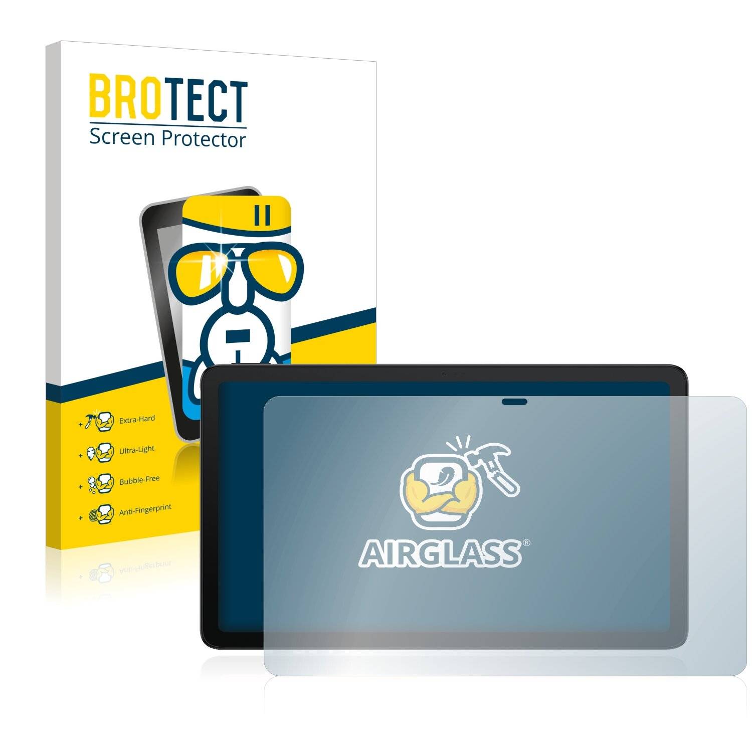 BROTECT AirGlass Schutzglas Folie für TCL Tab Pro