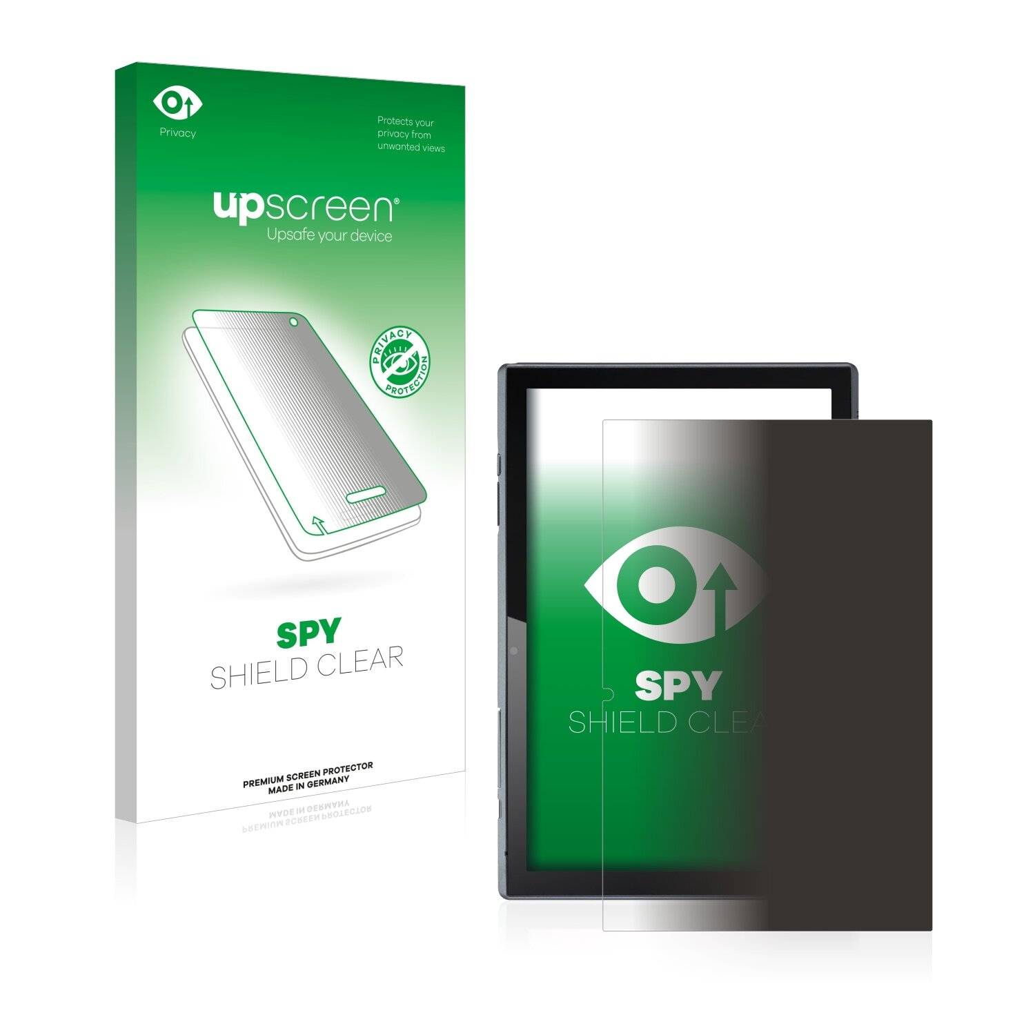 upscreen Spy Shield Clear Premium Blickschutzfolie für Acer ACTAB1021