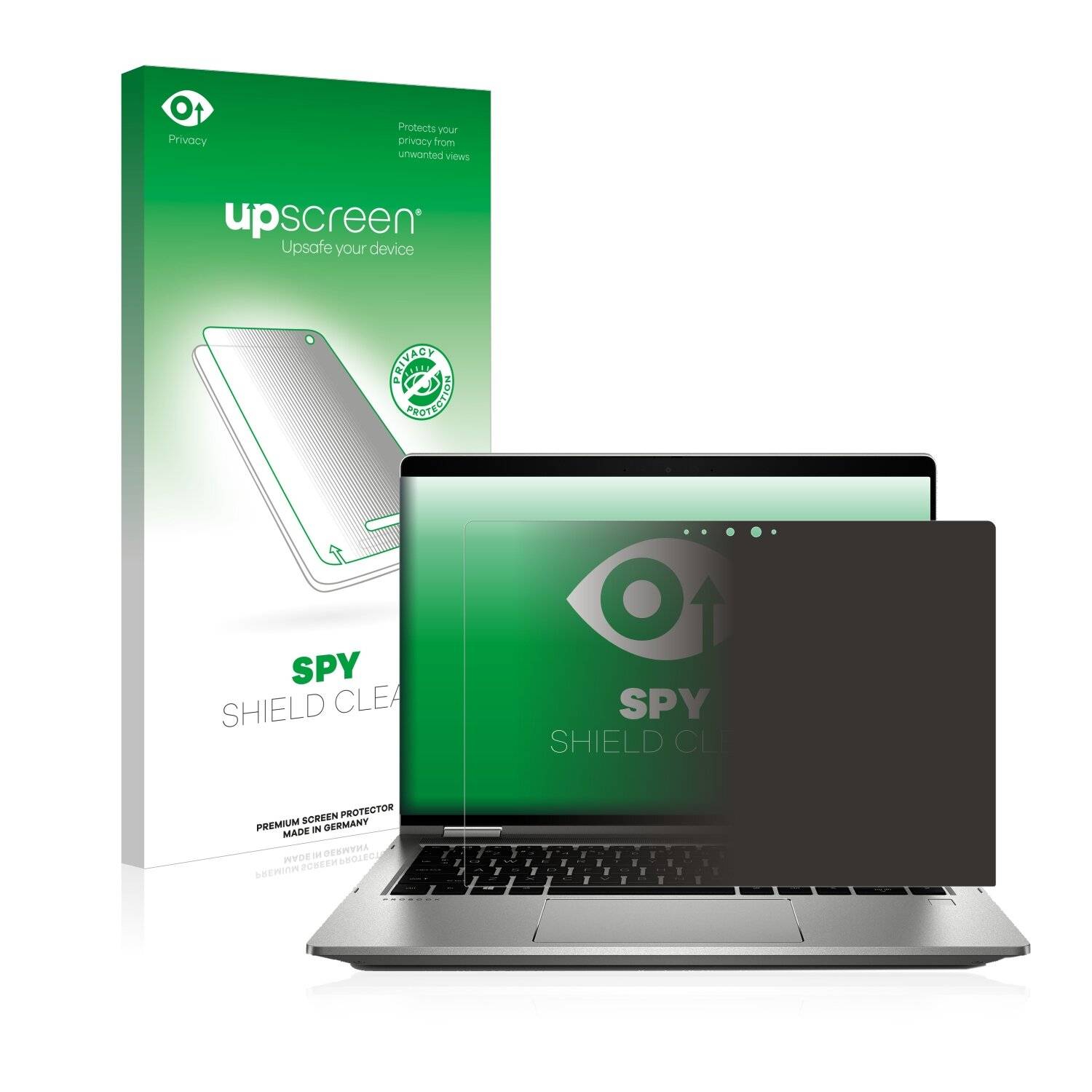 upscreen Spy Shield Clear Premium Blickschutzfolie für HP ProBook x360 435