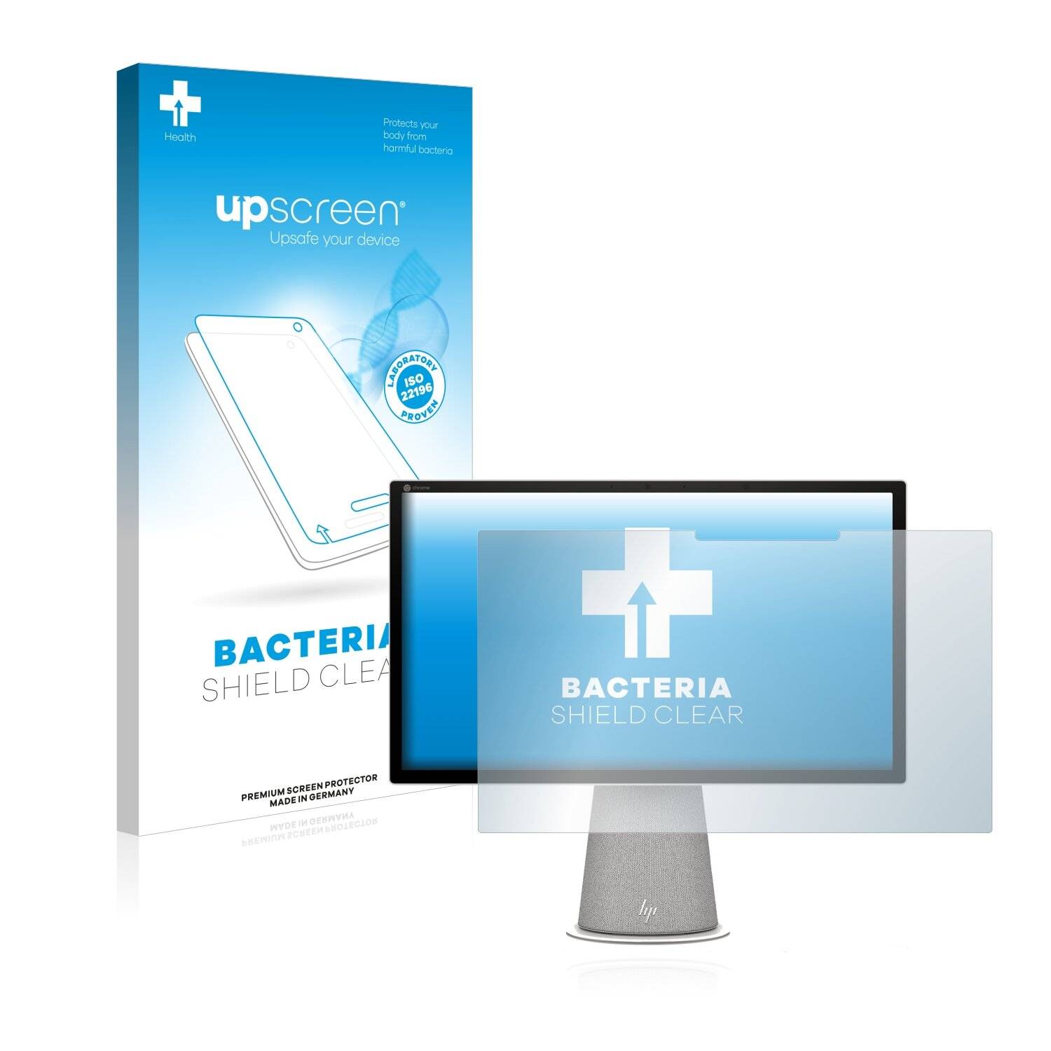 upscreen Bacteria Shield Clear Premium Antibakterielle Displayschutzfolie für HP Chromebase