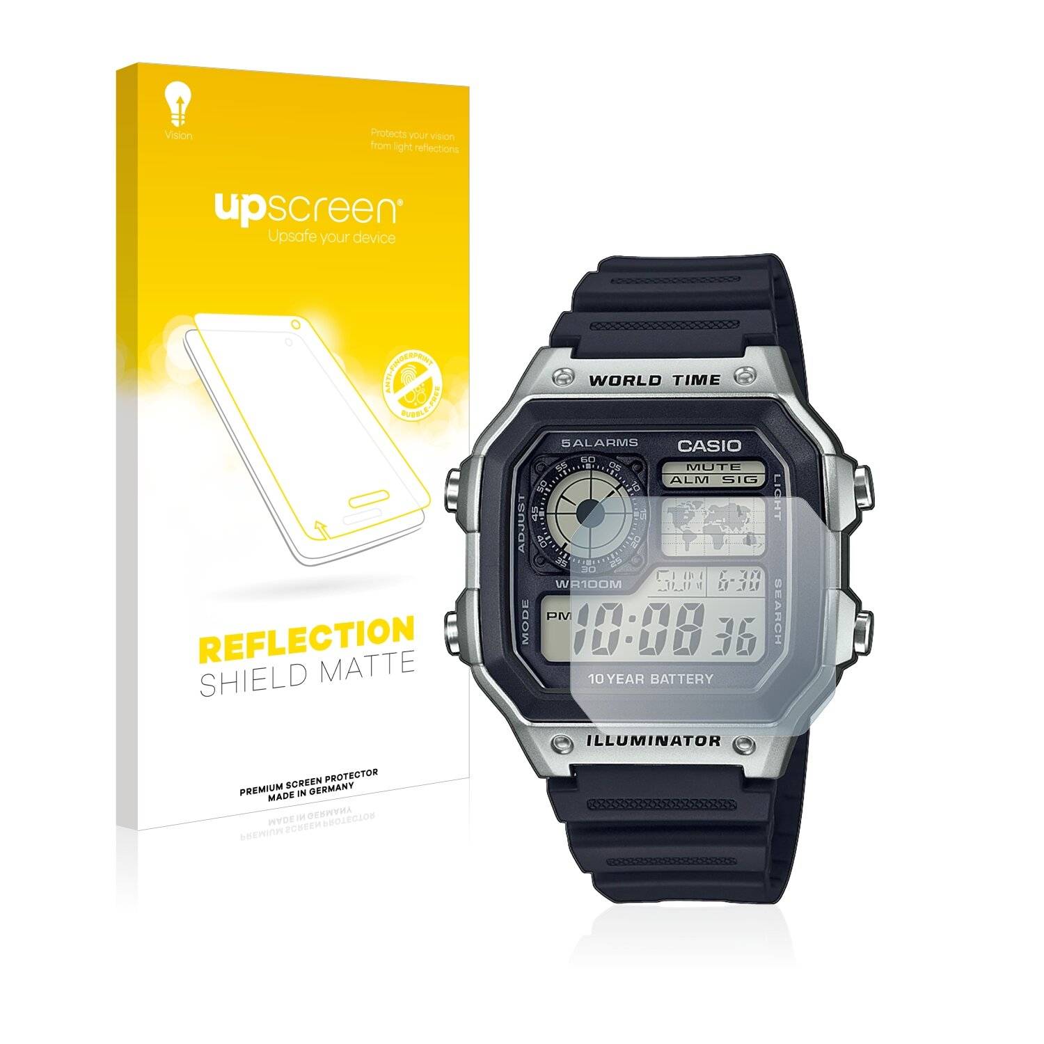 upscreen Reflection Shield Matte Premium Displayschutzfolie für Casio