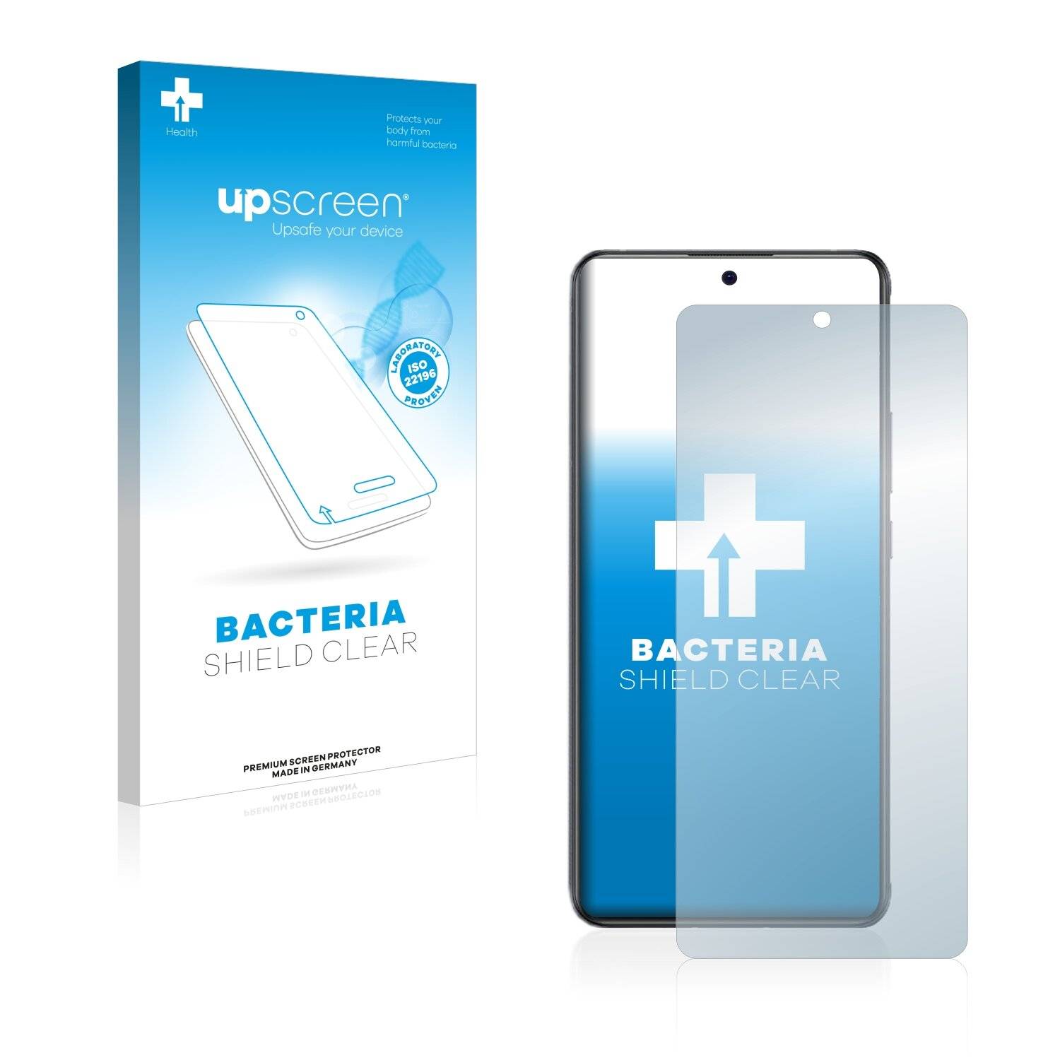 upscreen Bacteria Shield Clear Premium Antibakterielle Displayschutzfolie für ZTE Nubia Red
