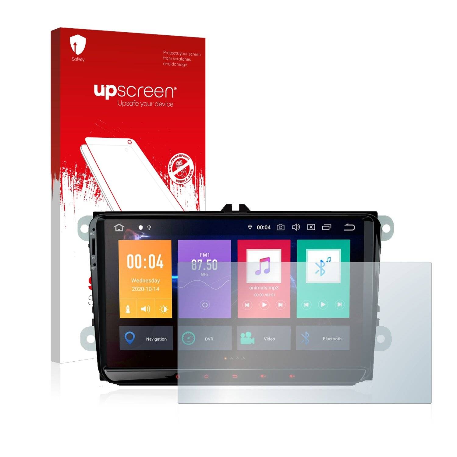 upscreen Scratch Shield Clear Premium Displayschutzfolie für Xtrons