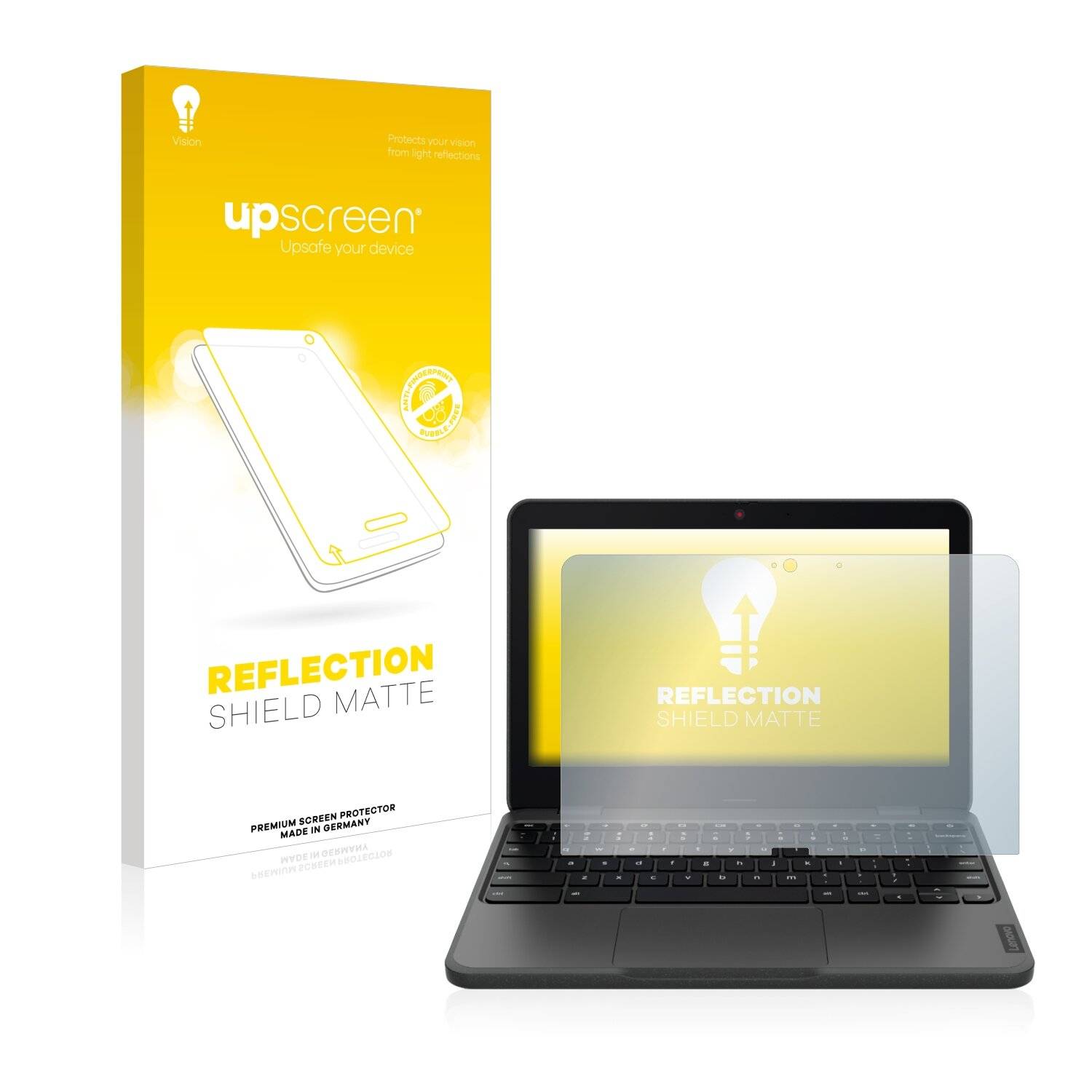 upscreen Reflection Shield Matte Premium Displayschutzfolie für Lenovo 100e Gen