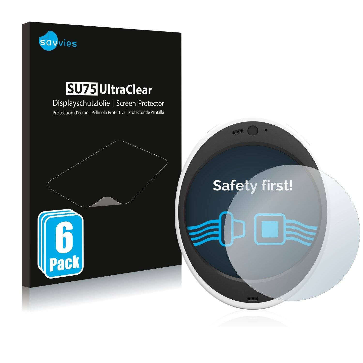 6x Savvies SU75 Displayschutzfolie für Cyrcle Phone The Cyrcle Phone