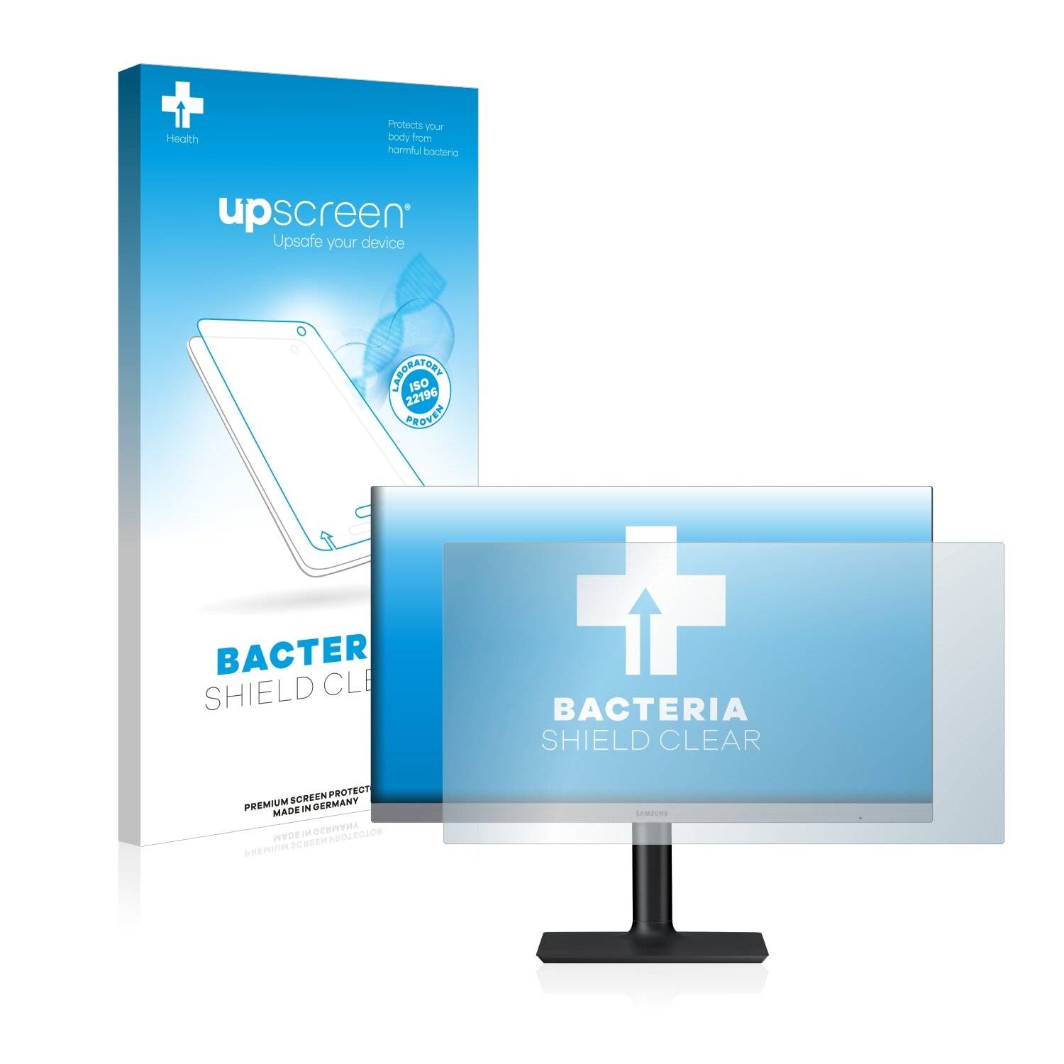 upscreen Bacteria Shield Clear Premium Antibakterielle Displayschutzfolie für Samsung