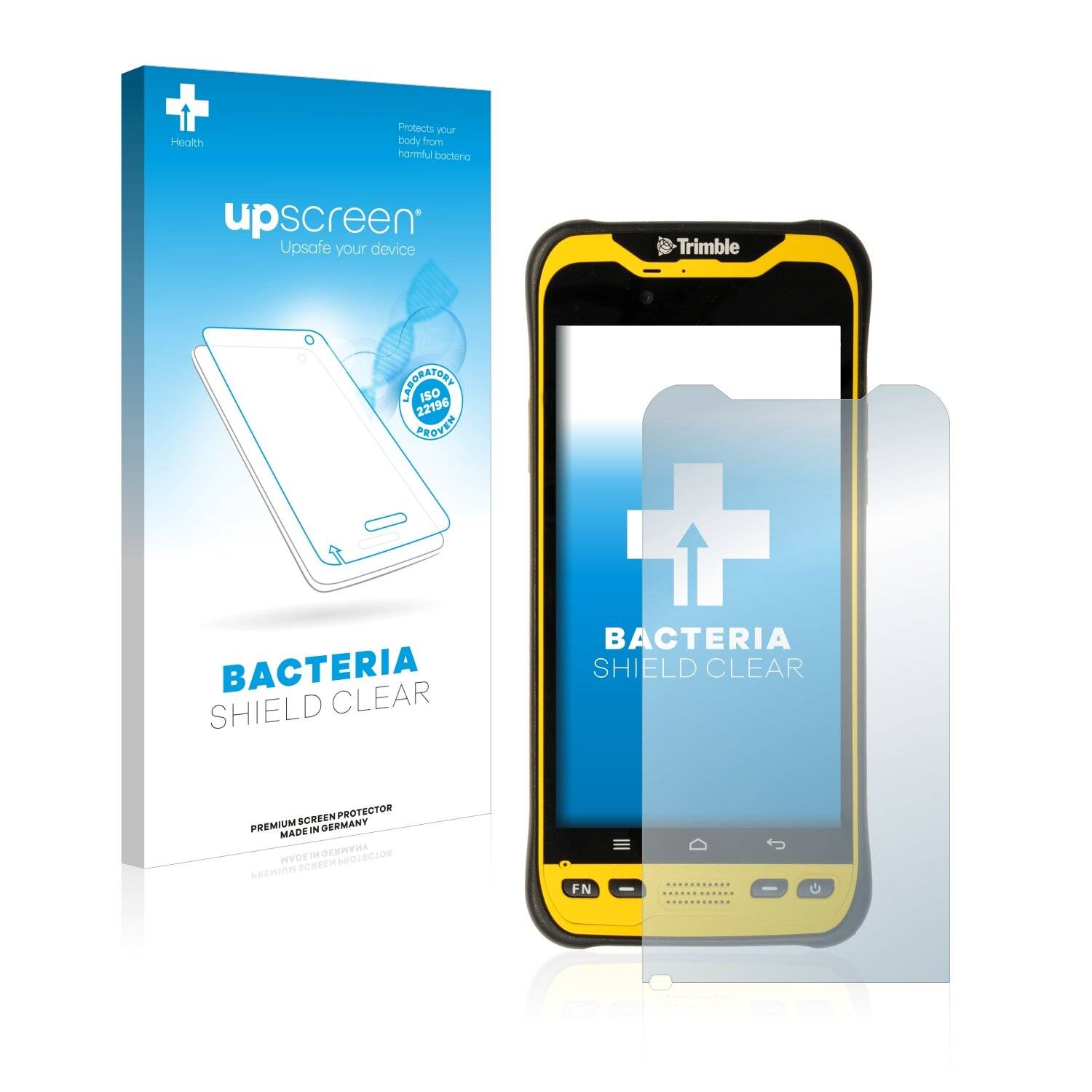 upscreen Bacteria Shield Clear Premium Antibakterielle Displayschutzfolie für Trimble