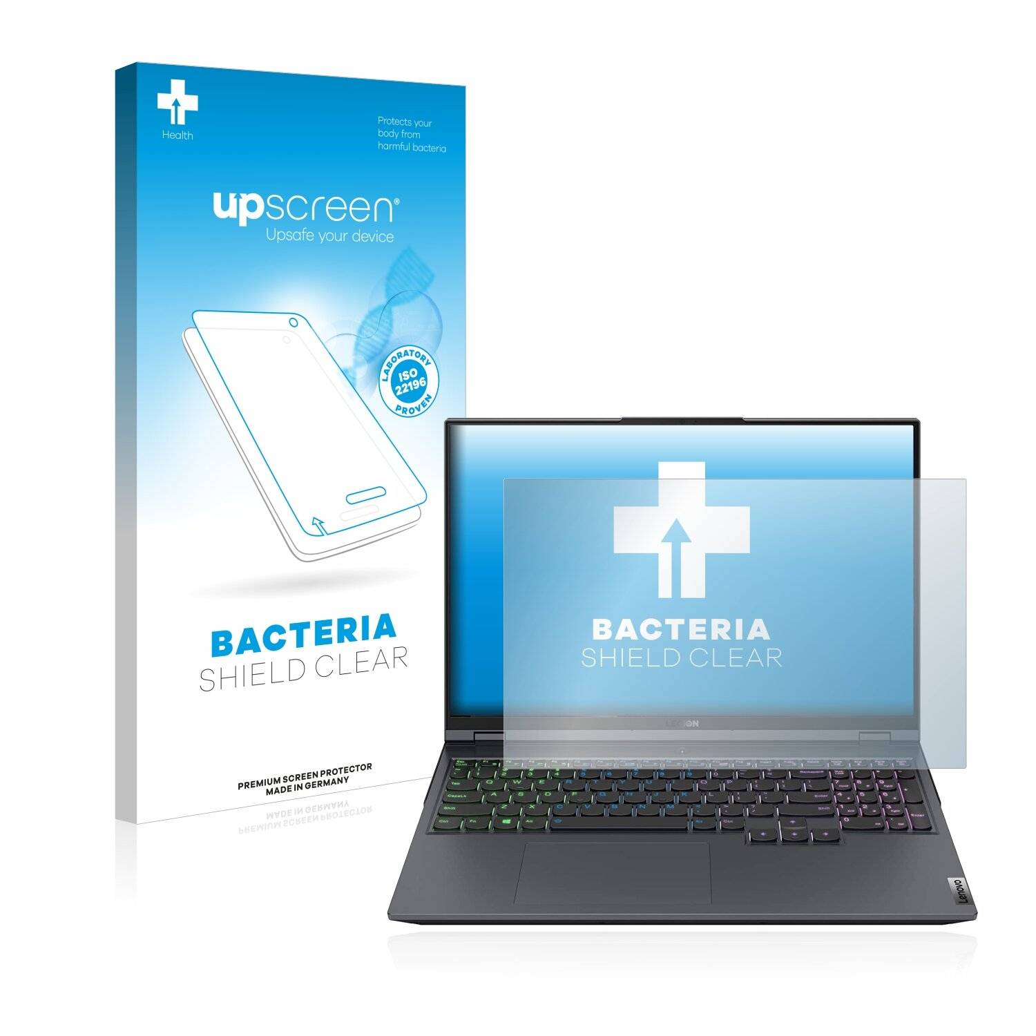 upscreen Bacteria Shield Clear Premium Antibakterielle Displayschutzfolie für Vasco