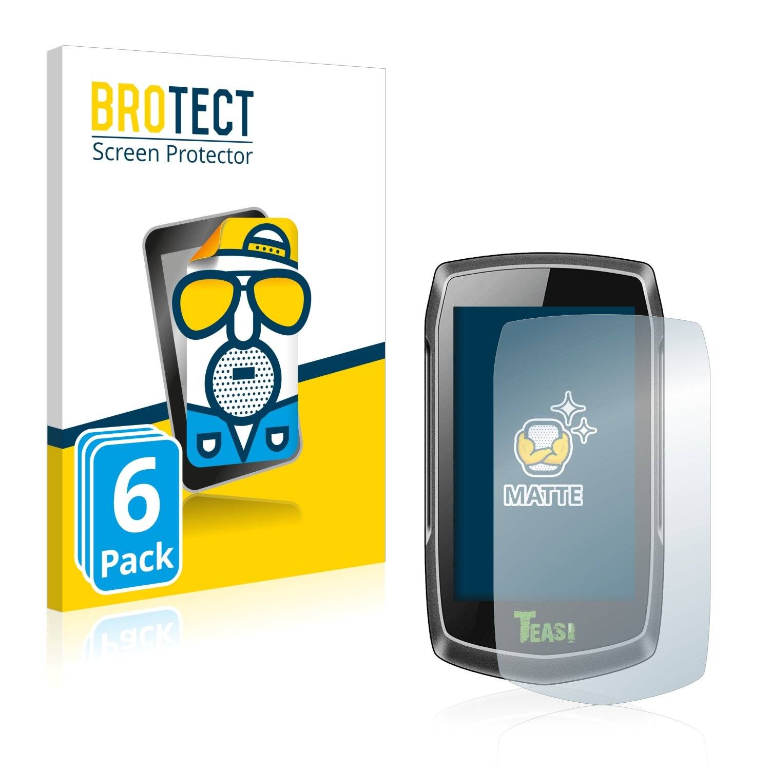 6x BROTECT Matte Displayschutzfolie für A-Rival Teasi One3 - Entspiegelt,