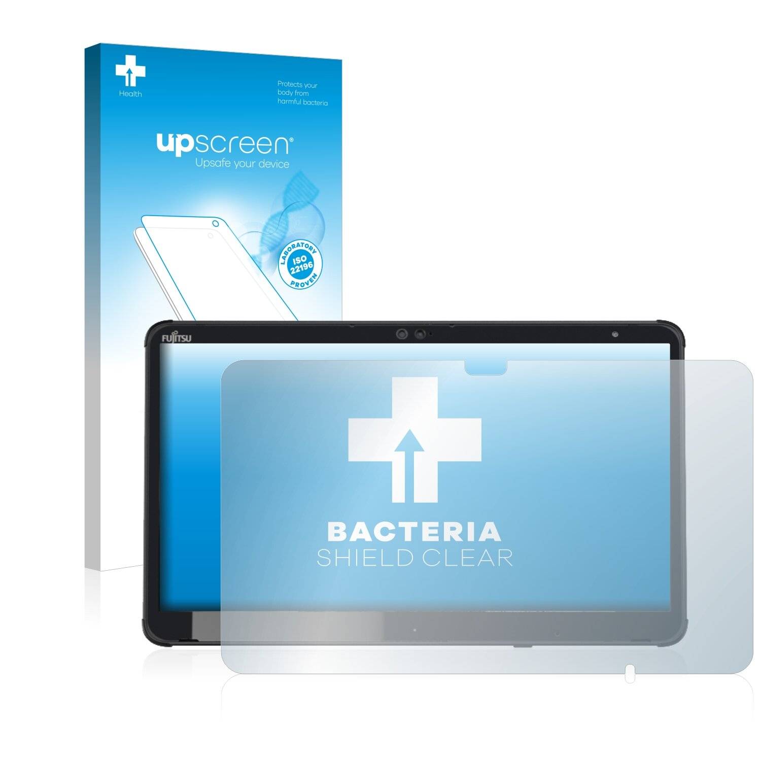 upscreen Bacteria Shield Clear Premium Antibakterielle Displayschutzfolie für Fujitsu