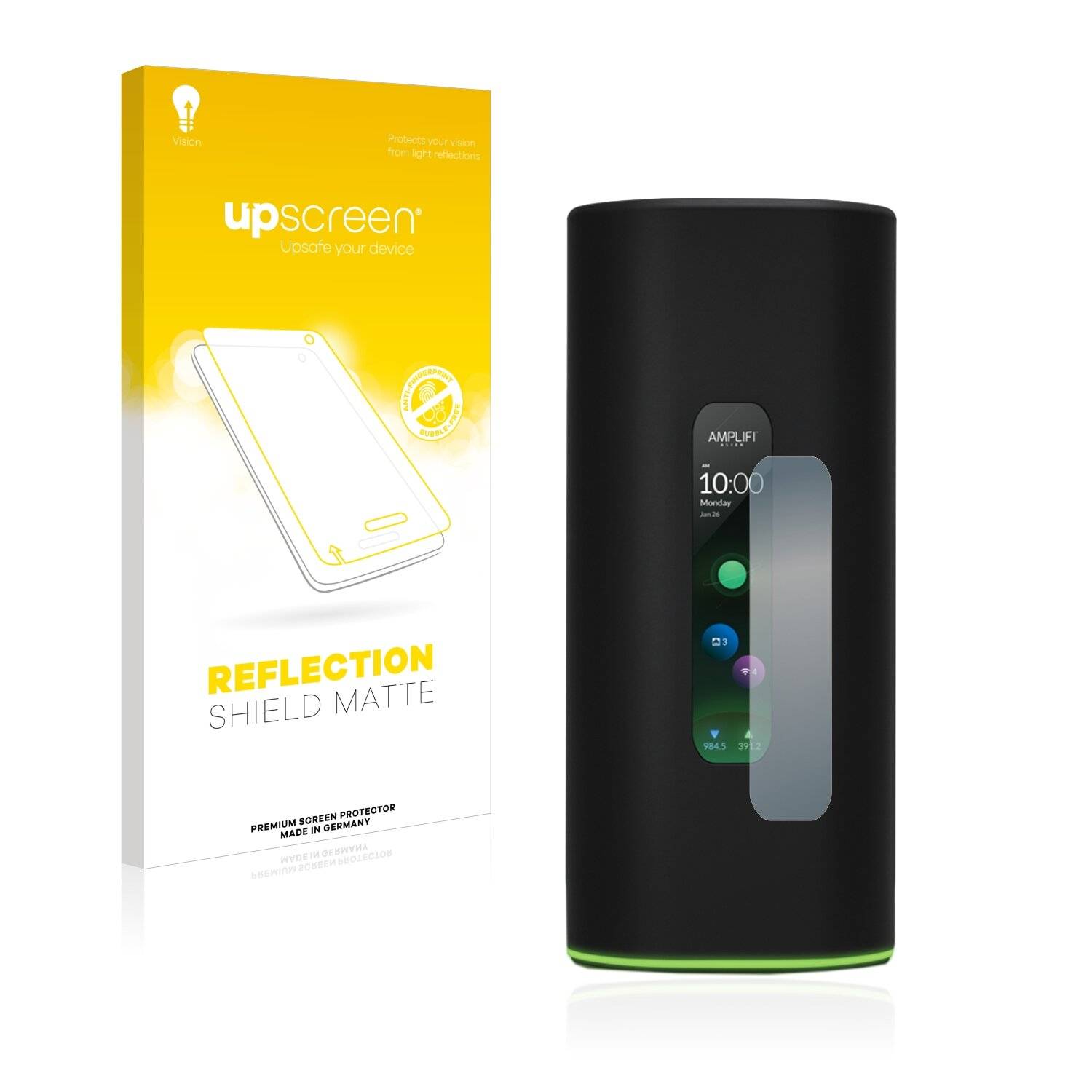 upscreen Reflection Shield Matte Premium Displayschutzfolie für Ubiquiti Amplifi