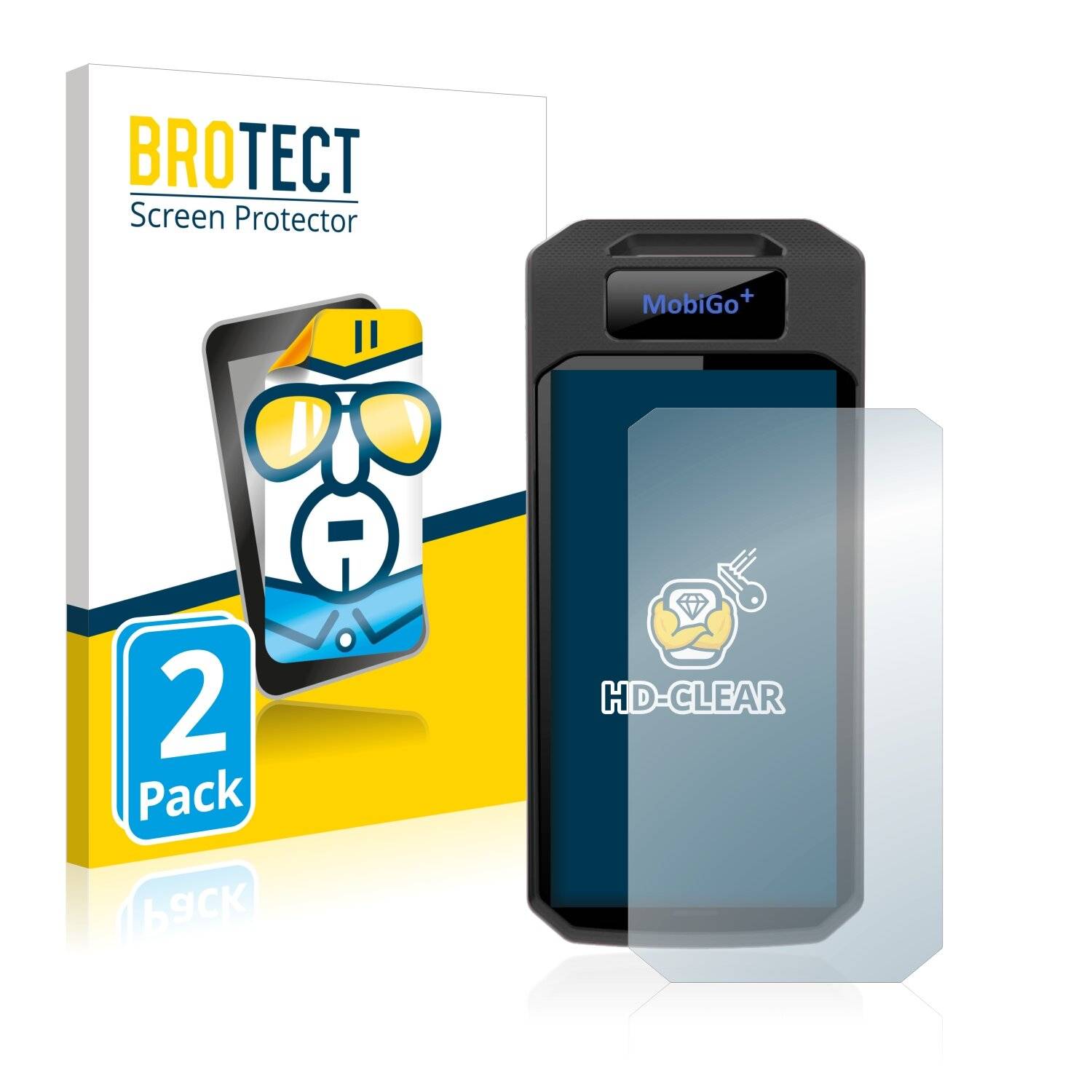 2x BROTECT HD-Clear Displayschutzfolie für MobiIoT
