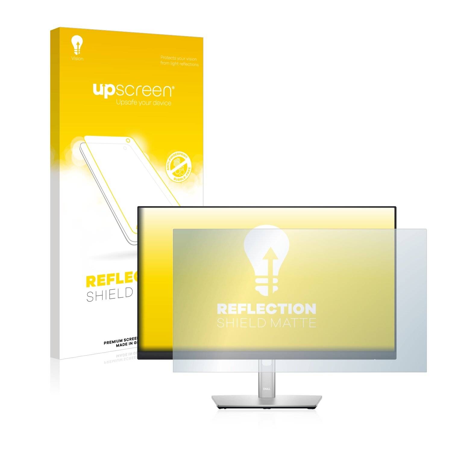 upscreen Reflection Shield Matte Premium Displayschutzfolie für Dell