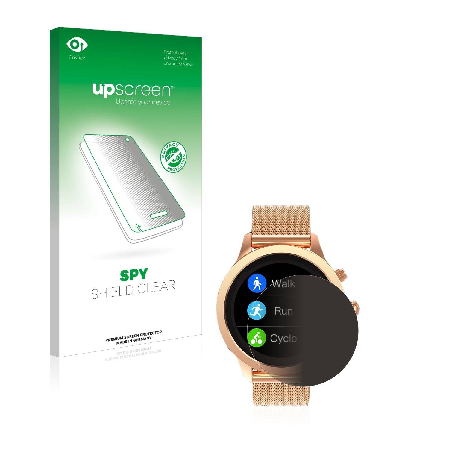 upscreen Spy Shield Clear Premium Blickschutzfolie für Aney Well