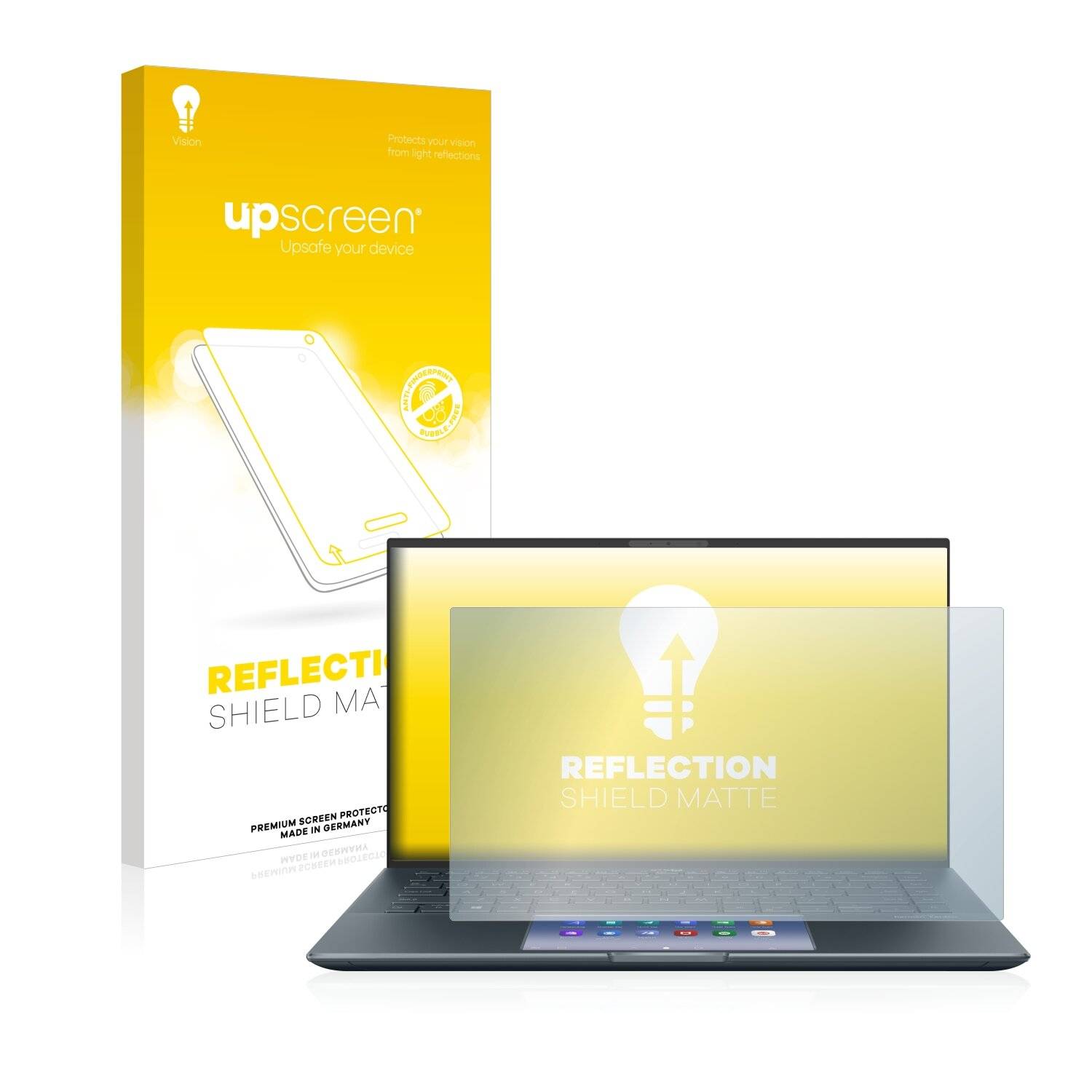 upscreen Reflection Shield Matte Premium Displayschutzfolie für Asus ZenBook 14
