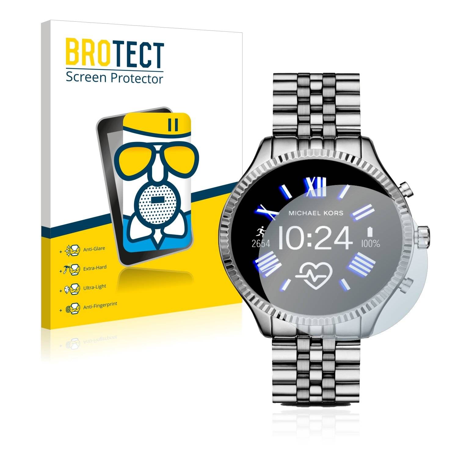 BROTECT AirGlass Matte Schutzglas Folie für Michael Kors Access Gen 5