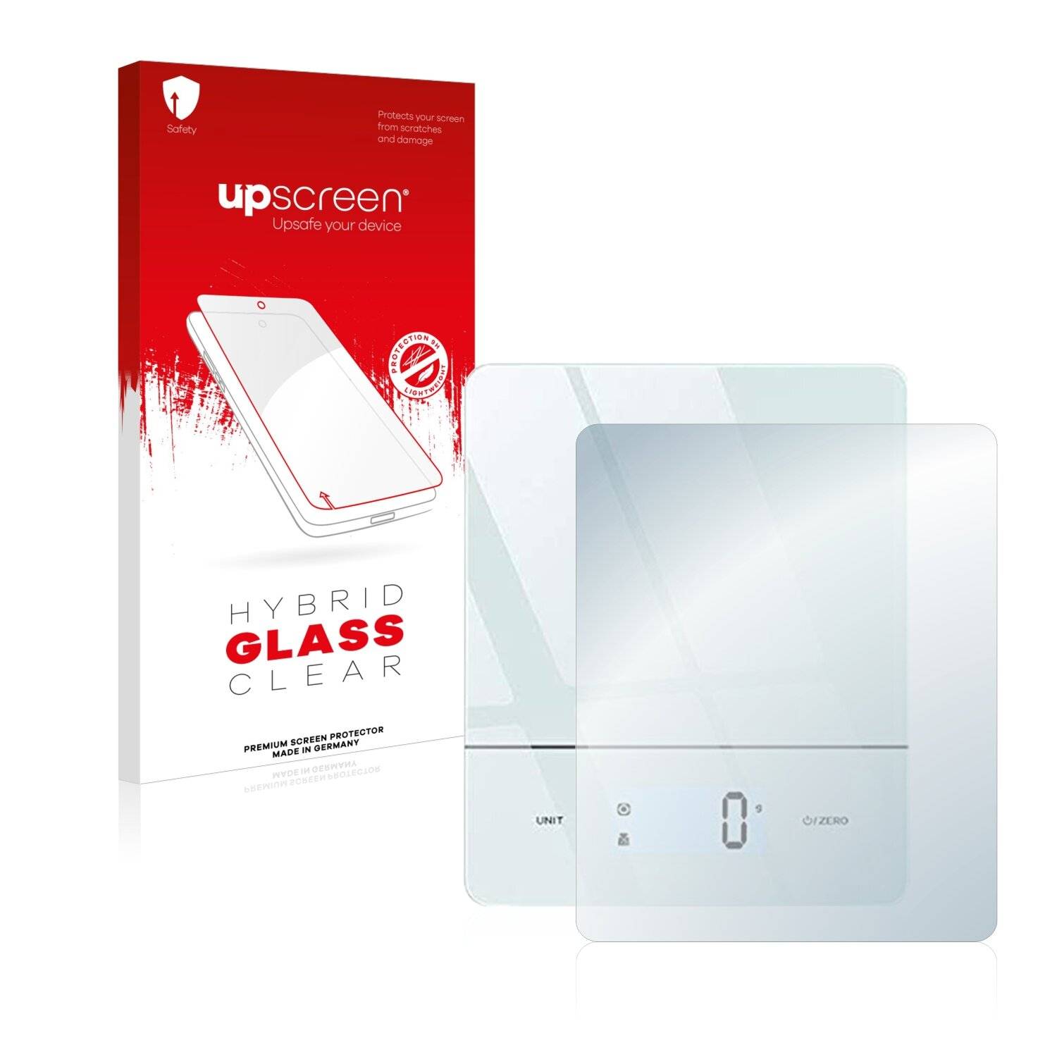 upscreen Hybrid Glass Clear Premium Schutzglas Folie für Cocoda EK9130H Digital Kitchen