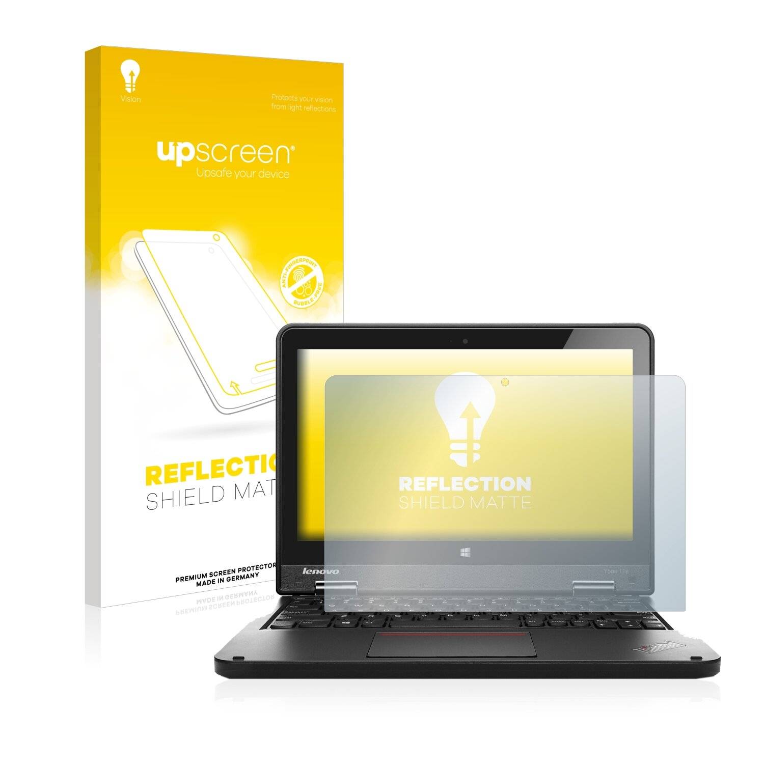 upscreen Reflection Shield Matte Premium Displayschutzfolie für Lenovo ThinkPad Yoga 11e