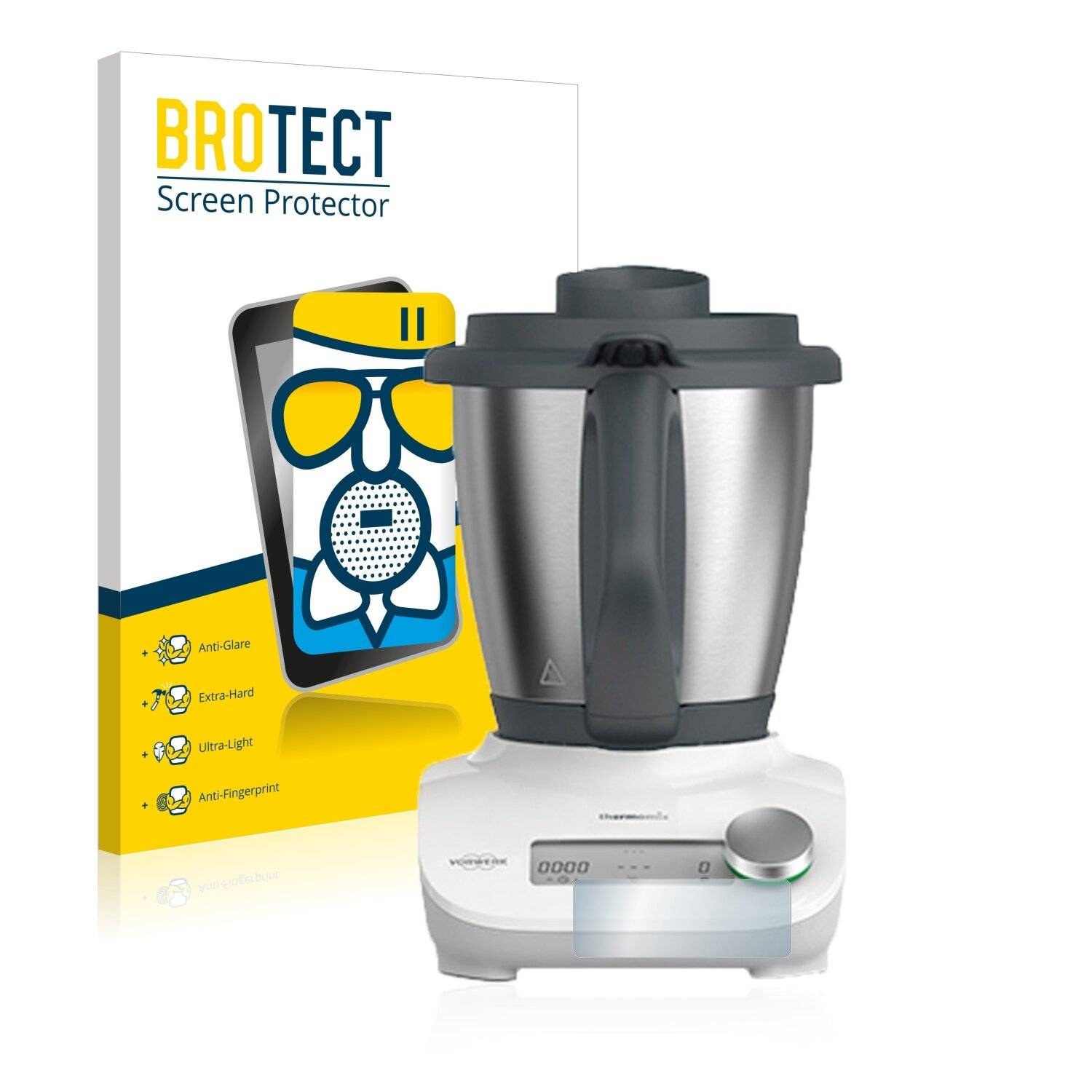 BROTECT AirGlass Matte Schutzglas Folie für Vorwerk Thermomix