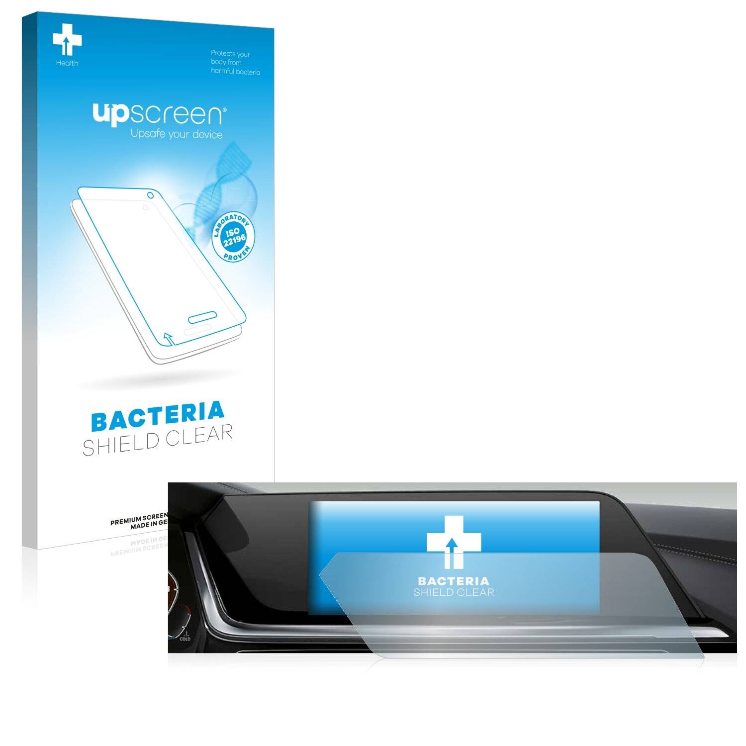 upscreen Bacteria Shield Clear Premium Antibakterielle Displayschutzfolie für BMW Z4 G29