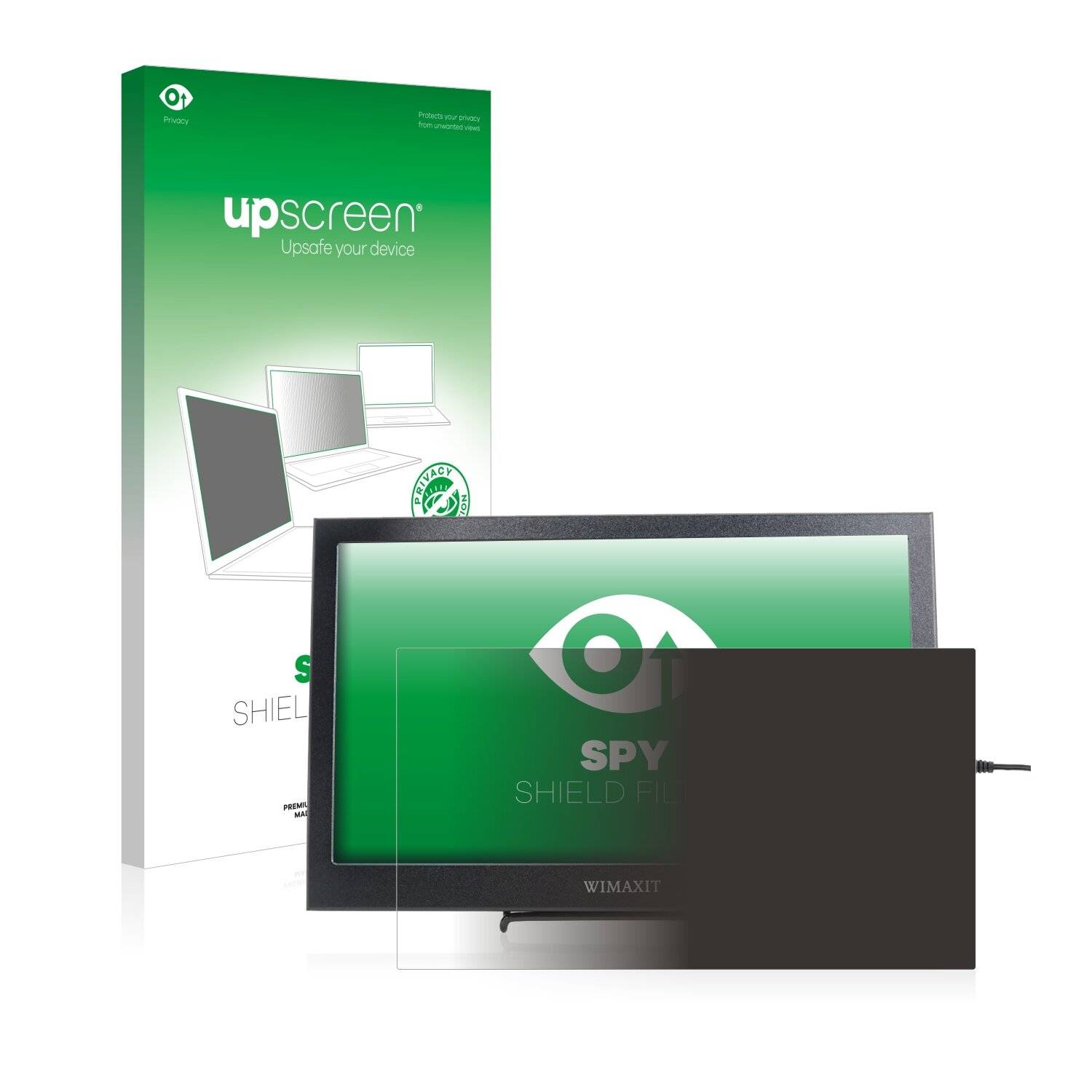 upscreen Spy Shield Filter Premium Blickschutzfilter für Wimaxit M1330 Portable Monitor
